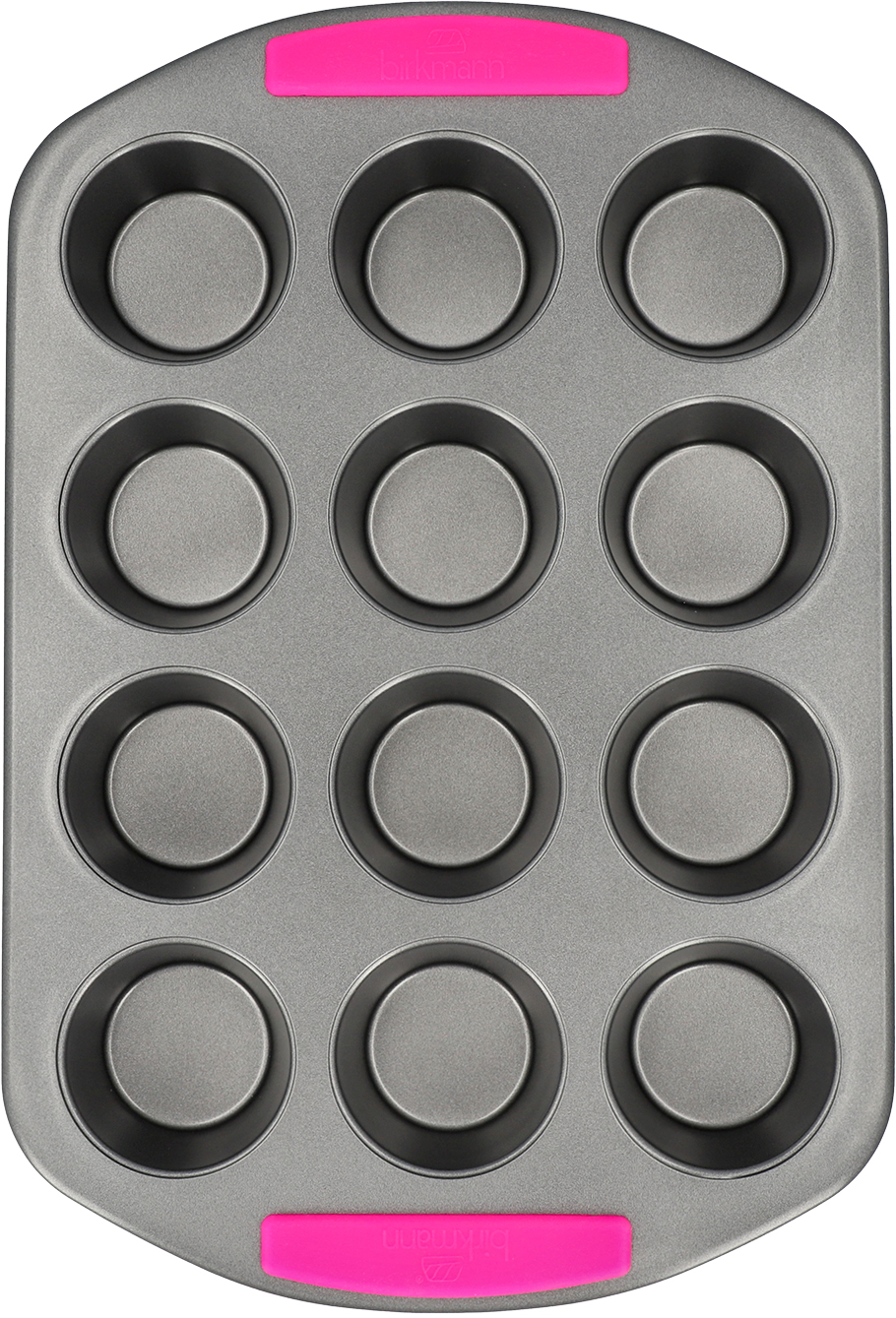 Muffinblech Signature Baking, mit Griff - für 12 Stück Ø 7cm, mit Antihaftbeschichtung