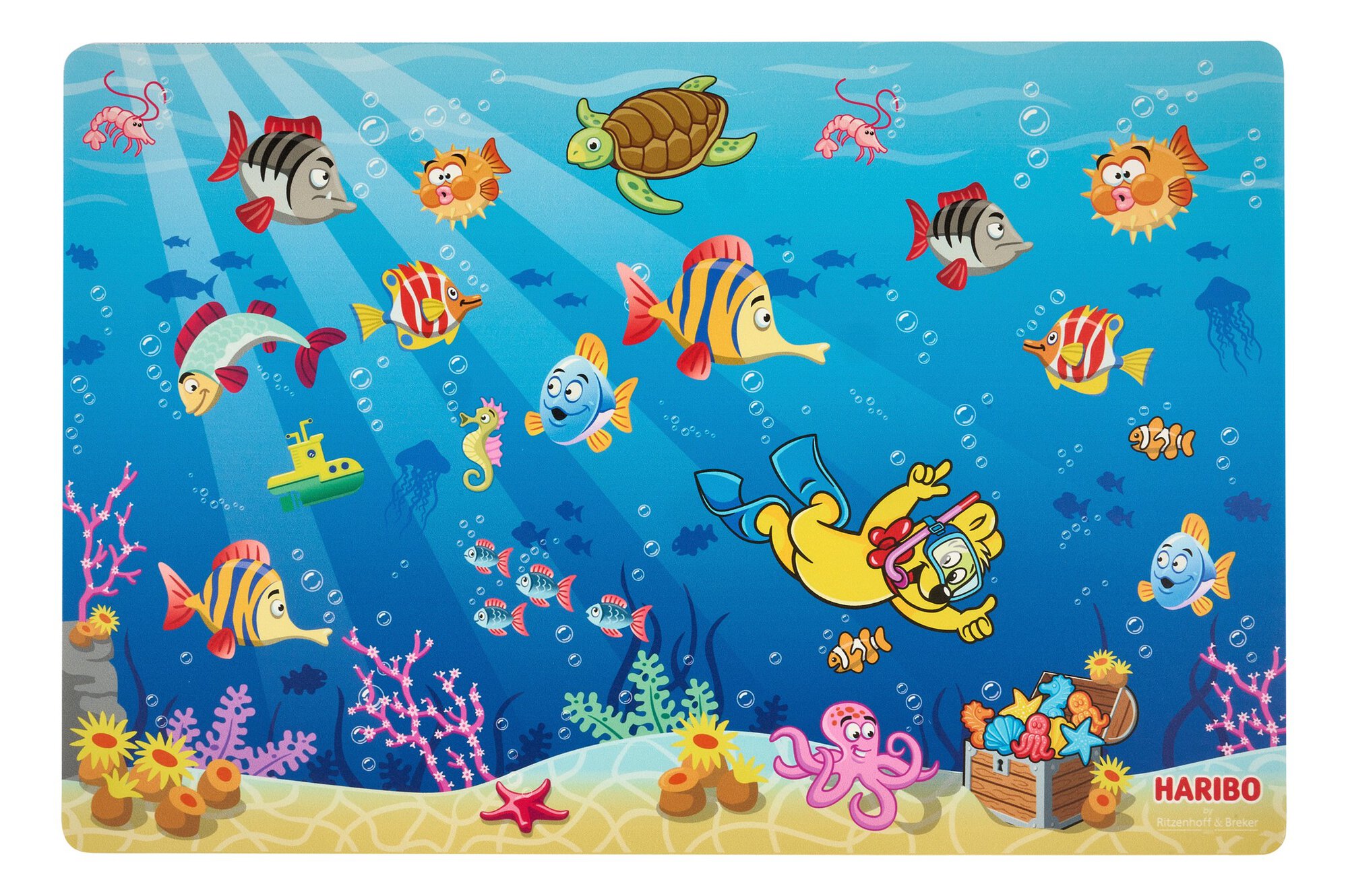 Tischset HARIBO - 45 x 30 cm Seaworld