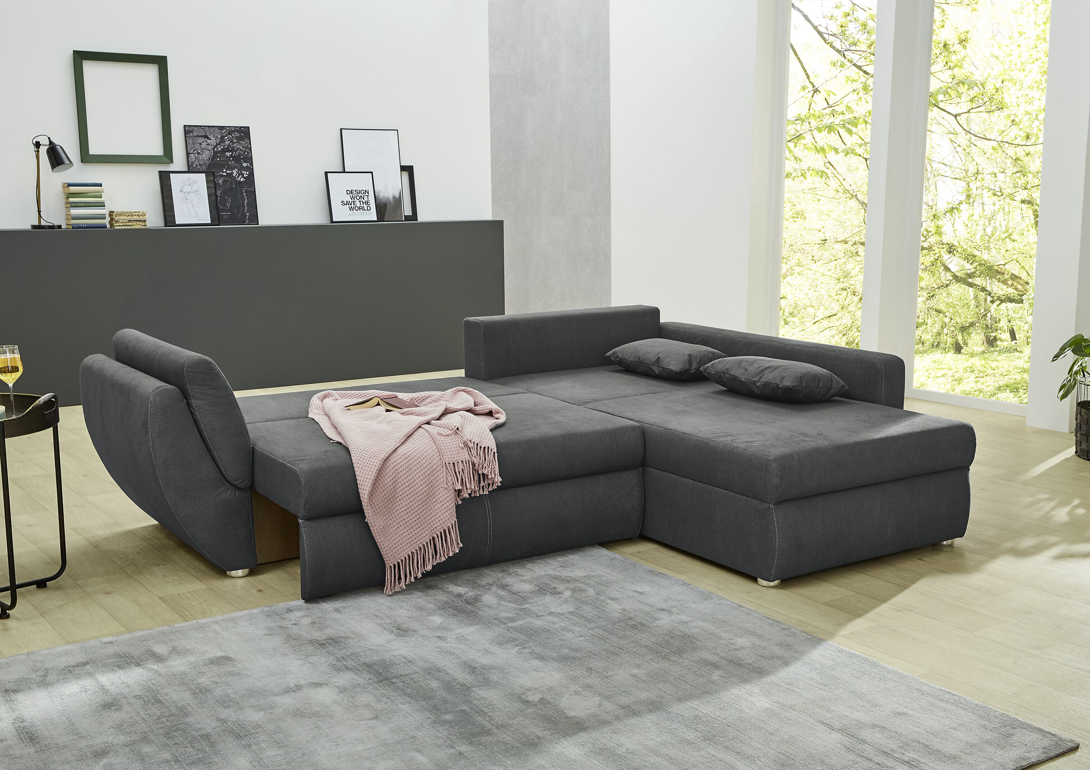 Wohnlandschaft, dunkelgrau - MyStyle 2192