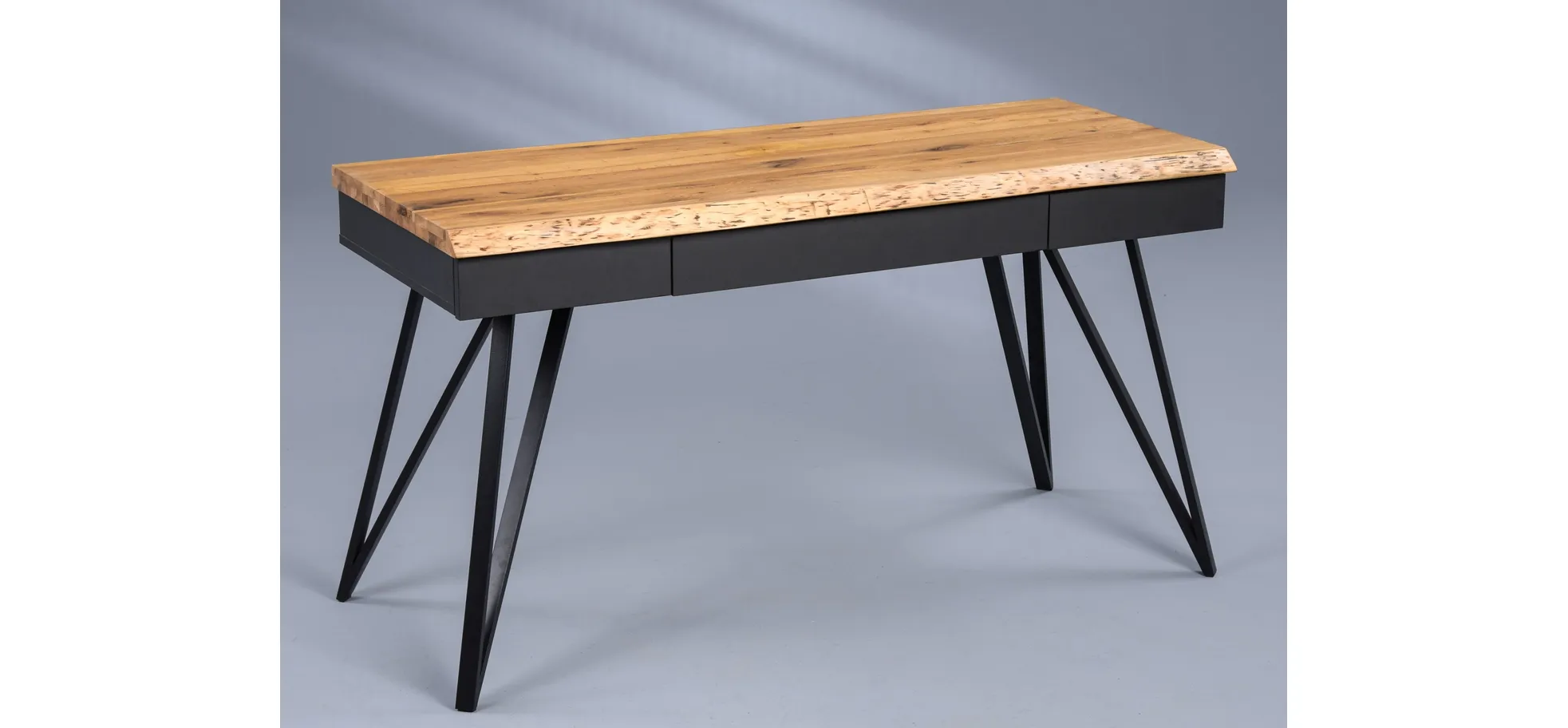 Schreibtisch, Wildeiche, 140 cm breit - Meira/Madline