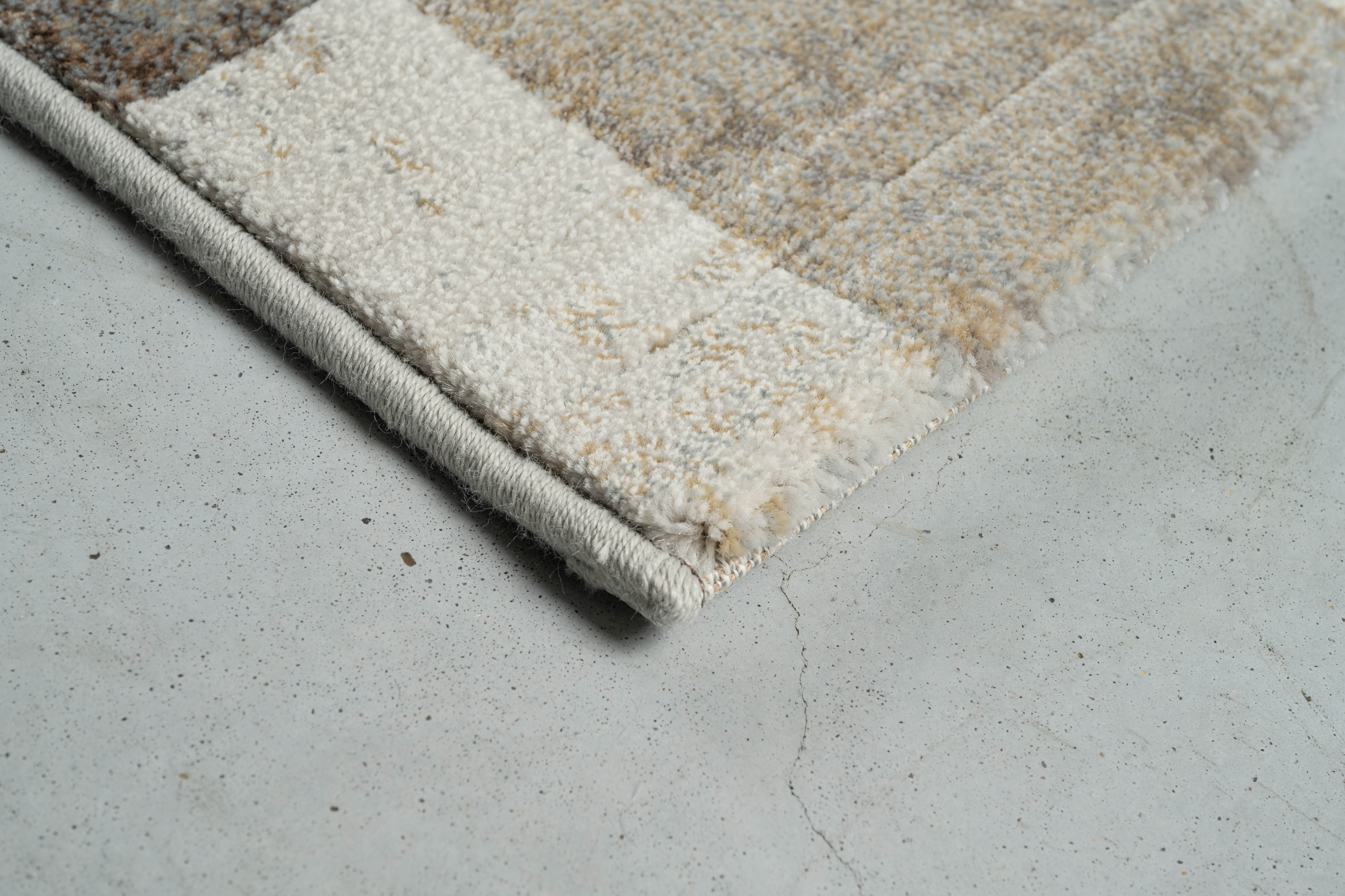 Webteppich, braun-grau, 200x290 cm - Rargentum