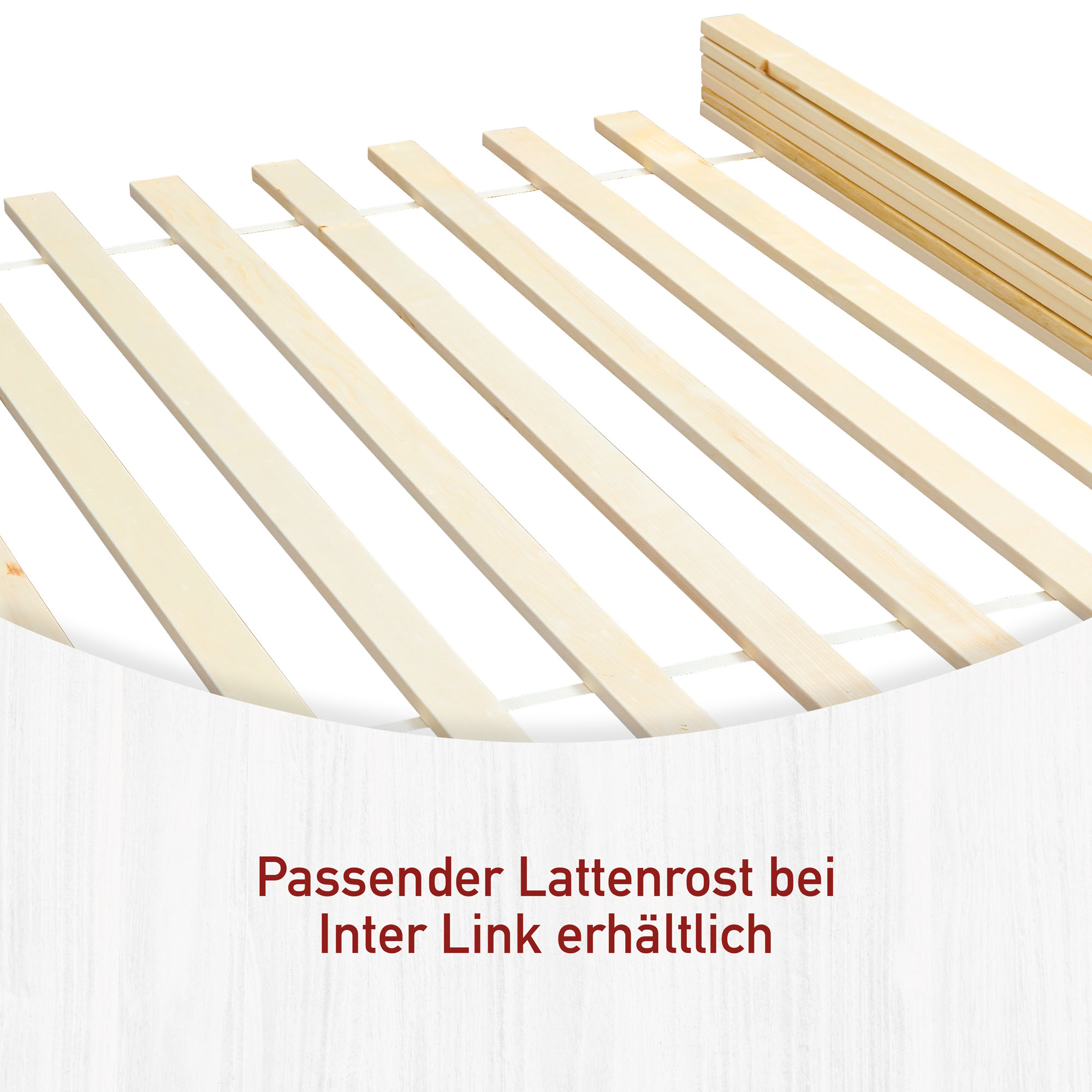 Doppelbett, 180x200 cm, Massivholz weiß - MyStyle 3076