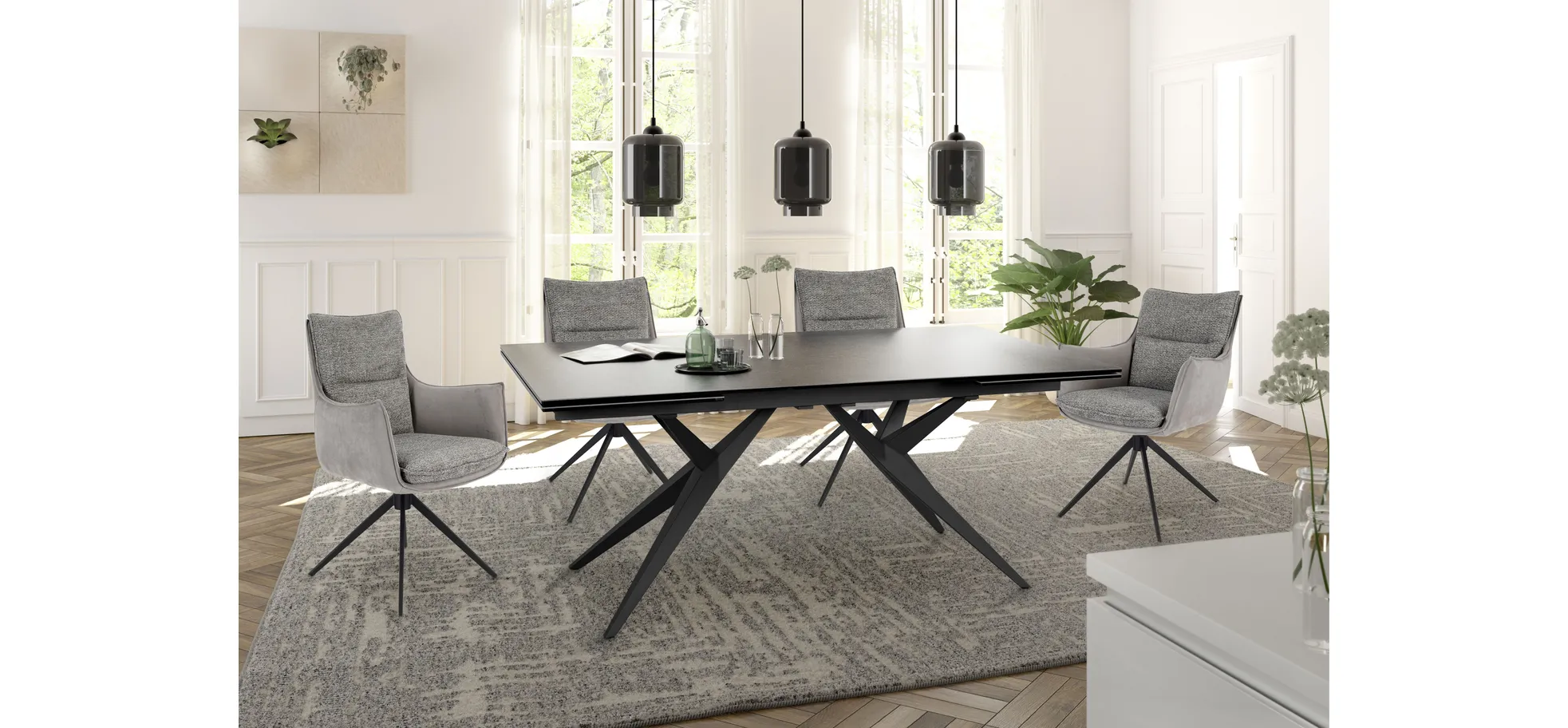 Stuhl, drehbar 360° autoreturn - Mandy