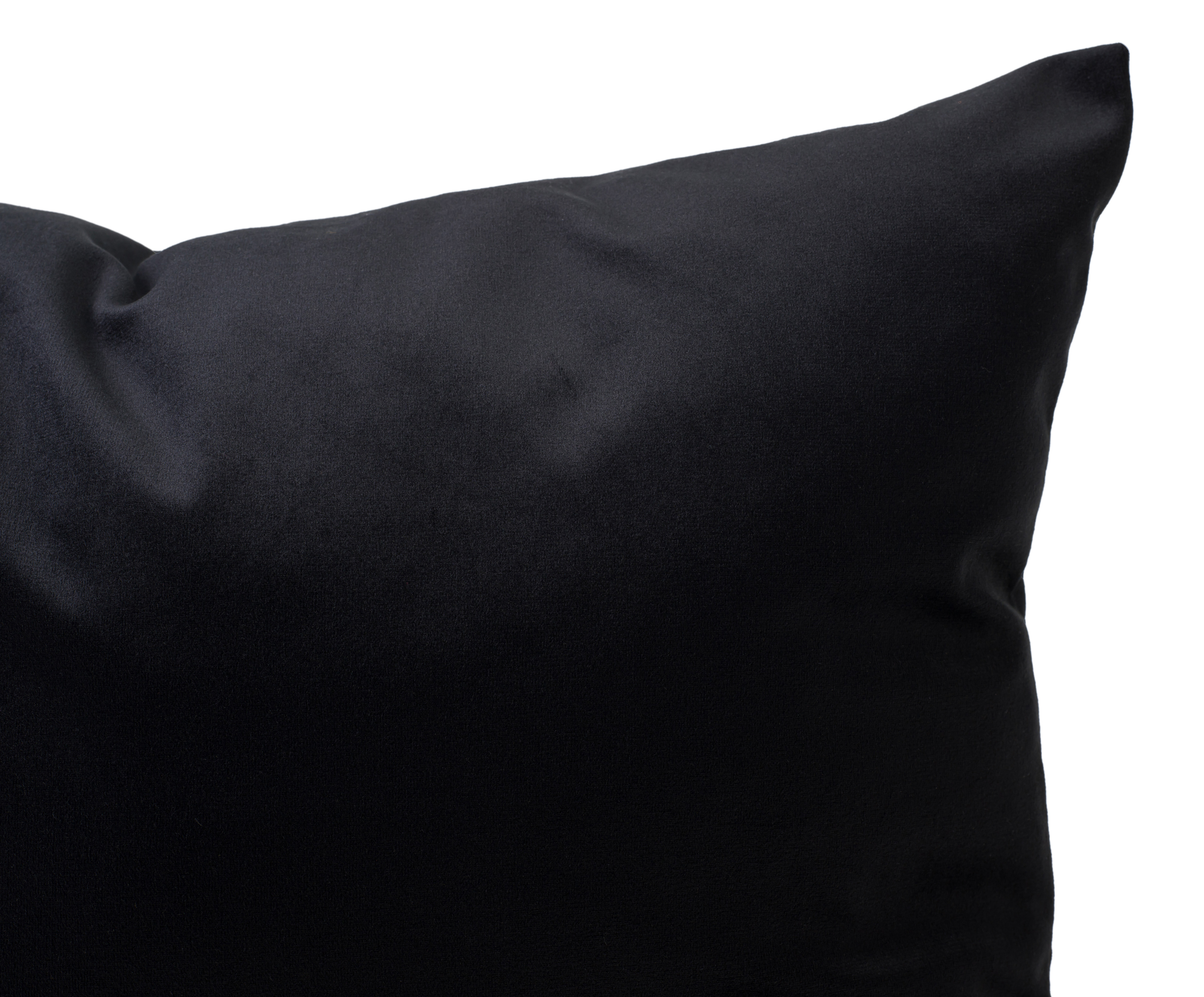 Kissenhülle California, samtoptik - 100% polyester, 40x40cm, schwarz