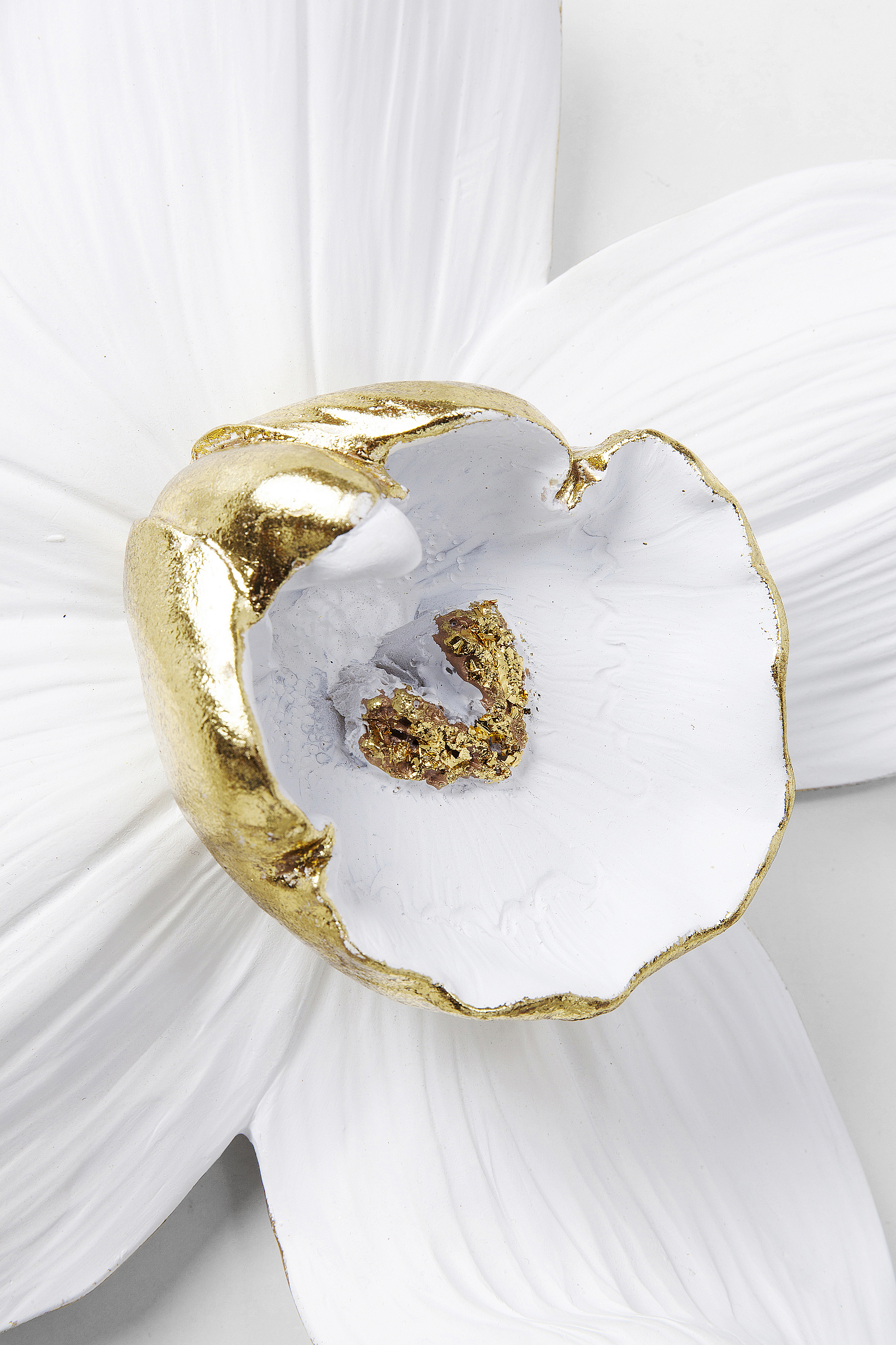 Wandschmuck Orchid weiß 25cm - Cracked