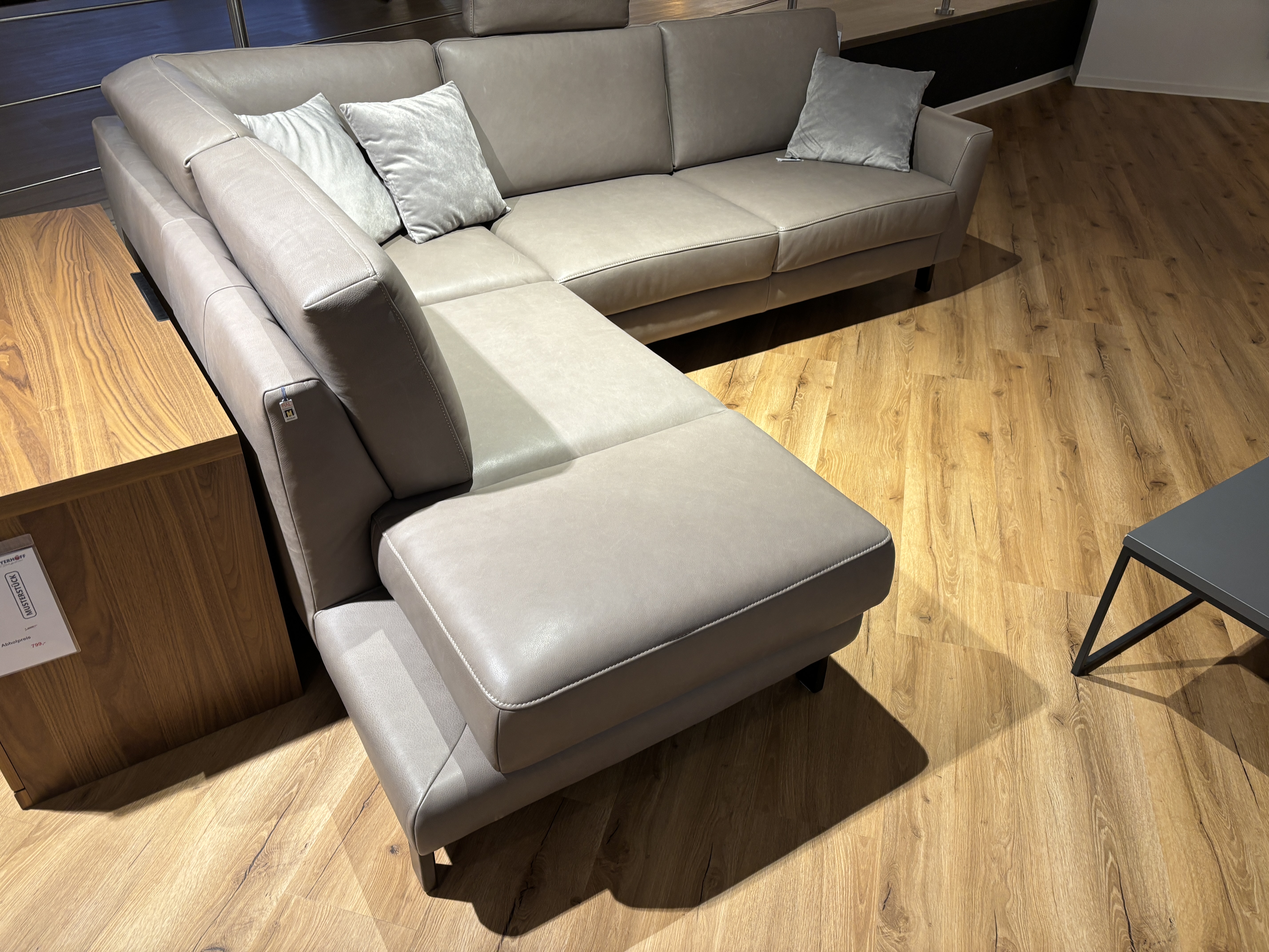 Funktion-Wohnlandschaft,Leder,Federkern - LS 496820