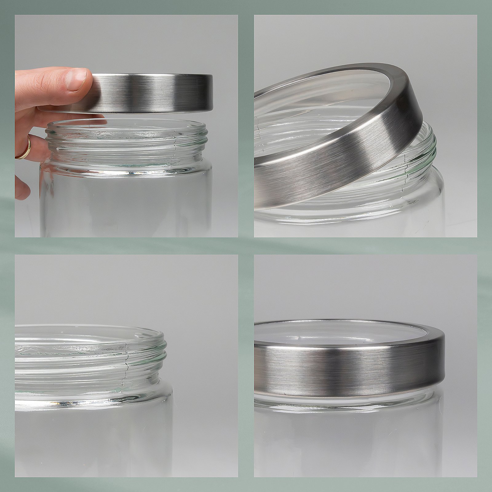 Vorratsdose Kara 12x11 cm - Glas transparent