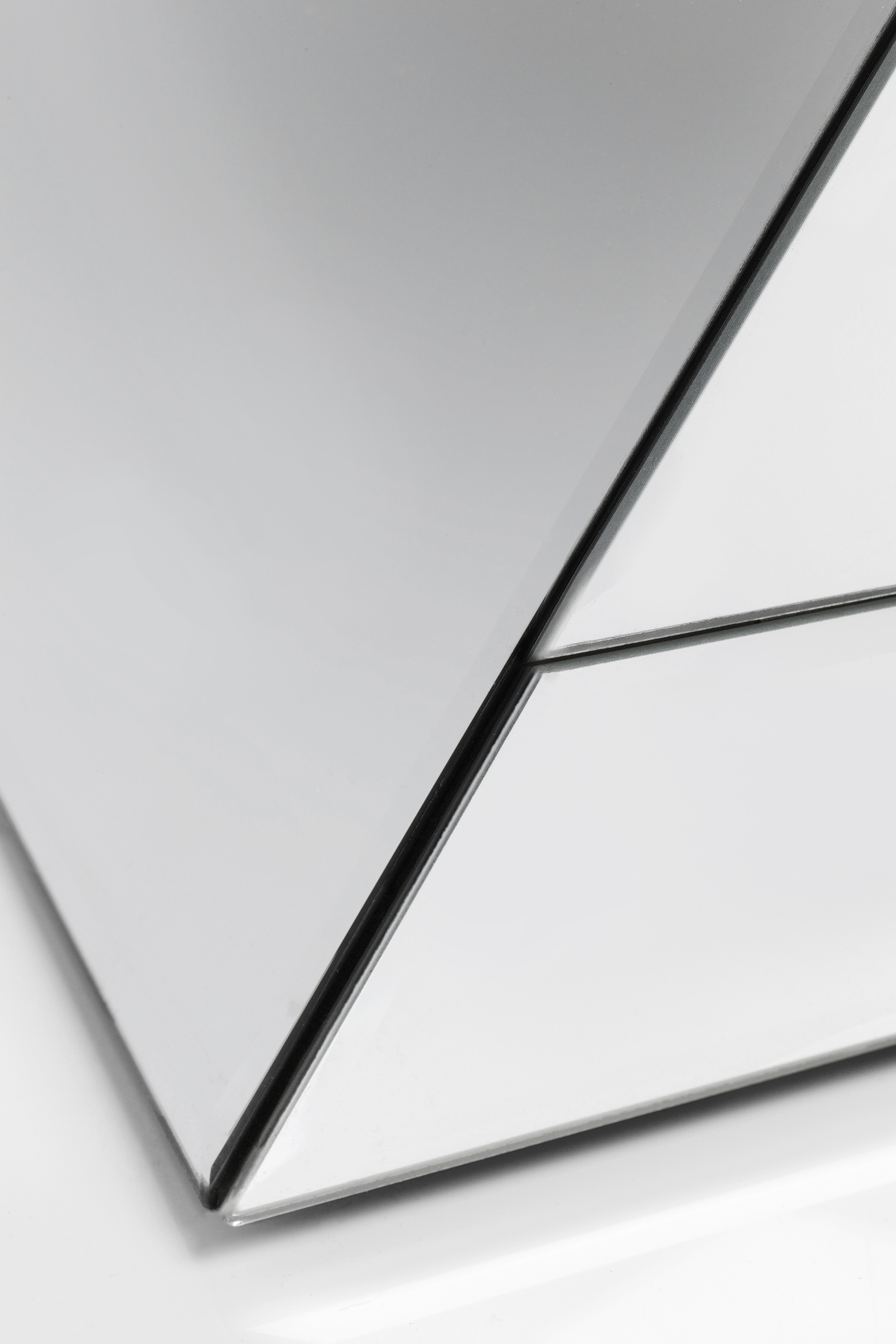 Beistelltisch Z, Glas verspiegelt - Luxury