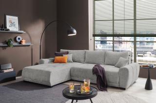 Ecksofa, silver - Eyvette