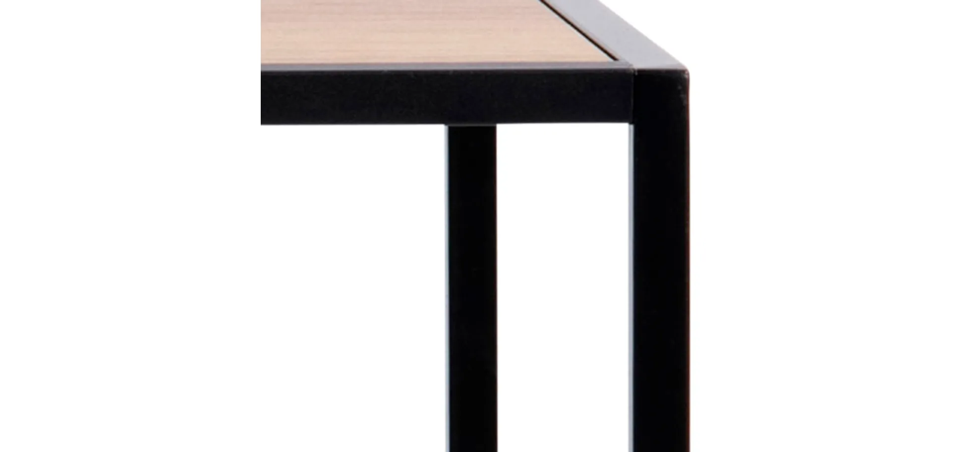 Bartisch - LB ca. 120x60 cm, Wildeiche Nachbildung, Schwarz Bartisch - LB ca. 120x60 cm, Wildeiche Nachbildung, Schwarz