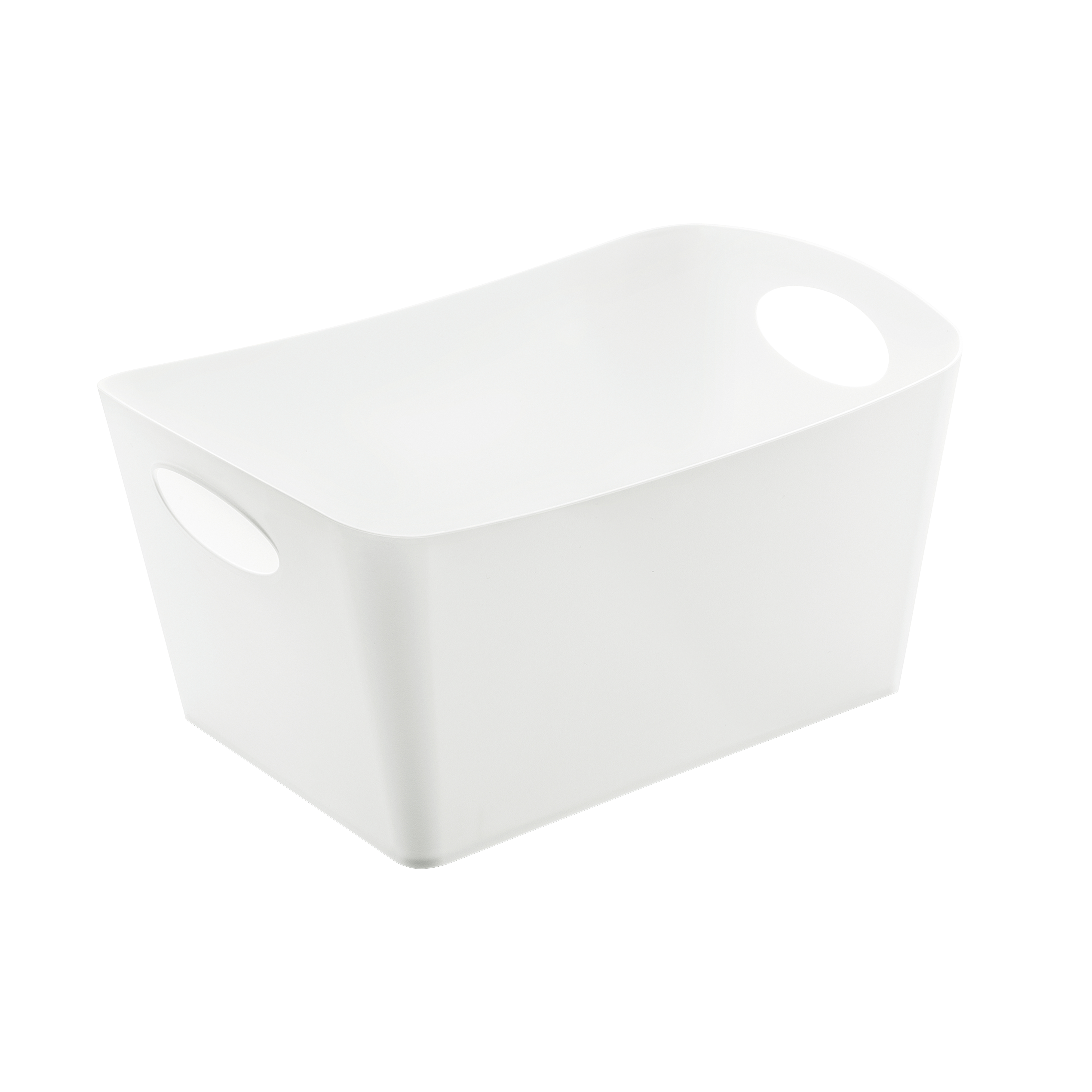 Aufbewahrungsbox 3,5l, recycled white - ineinander schachtelbar, stabil, CO2-neutral