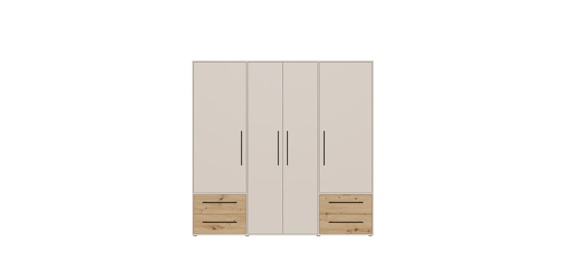 Drehtürenschrank, Dekor sand - Fathie