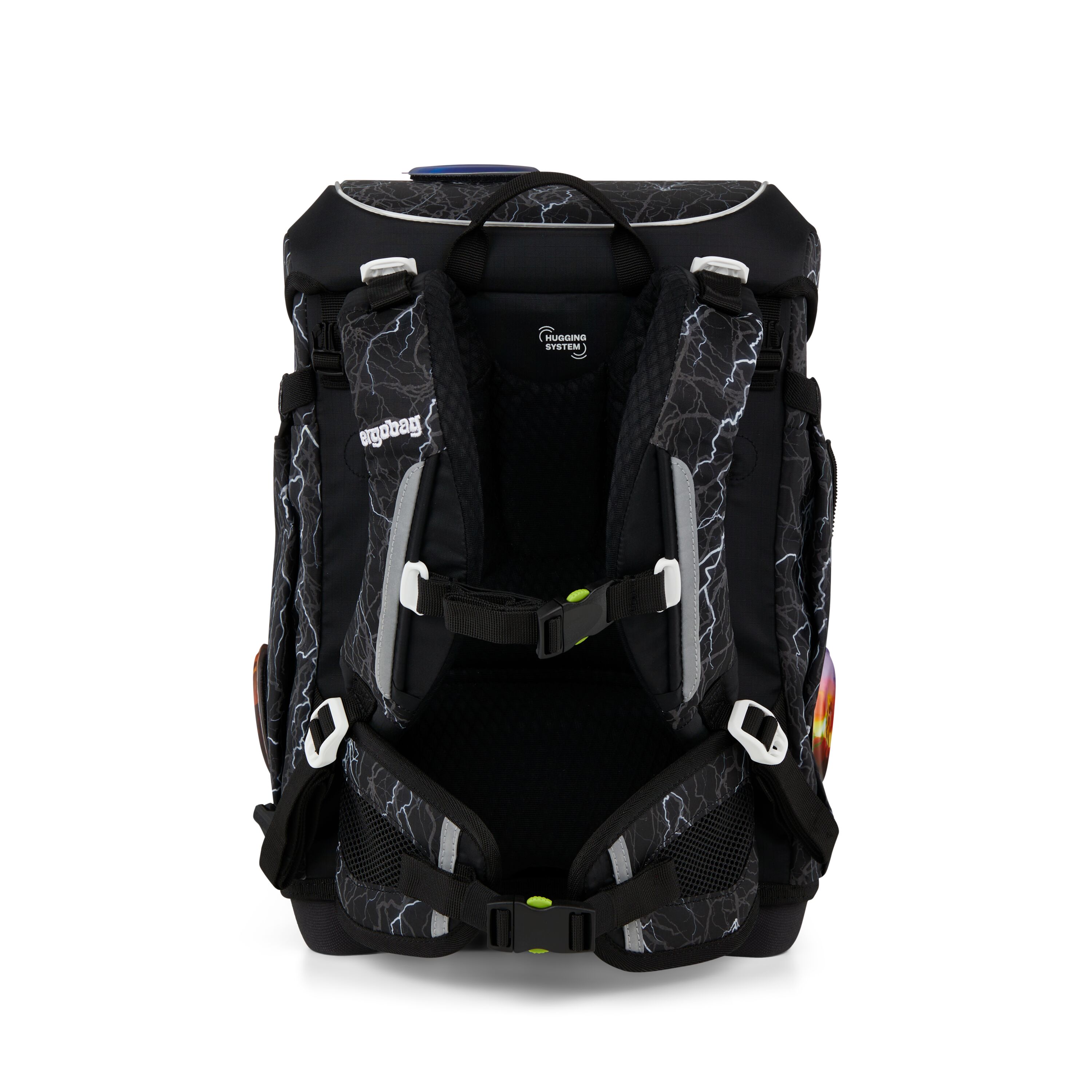 ergobag Schulranzenset Super ReflektBär - cubo light (2026)