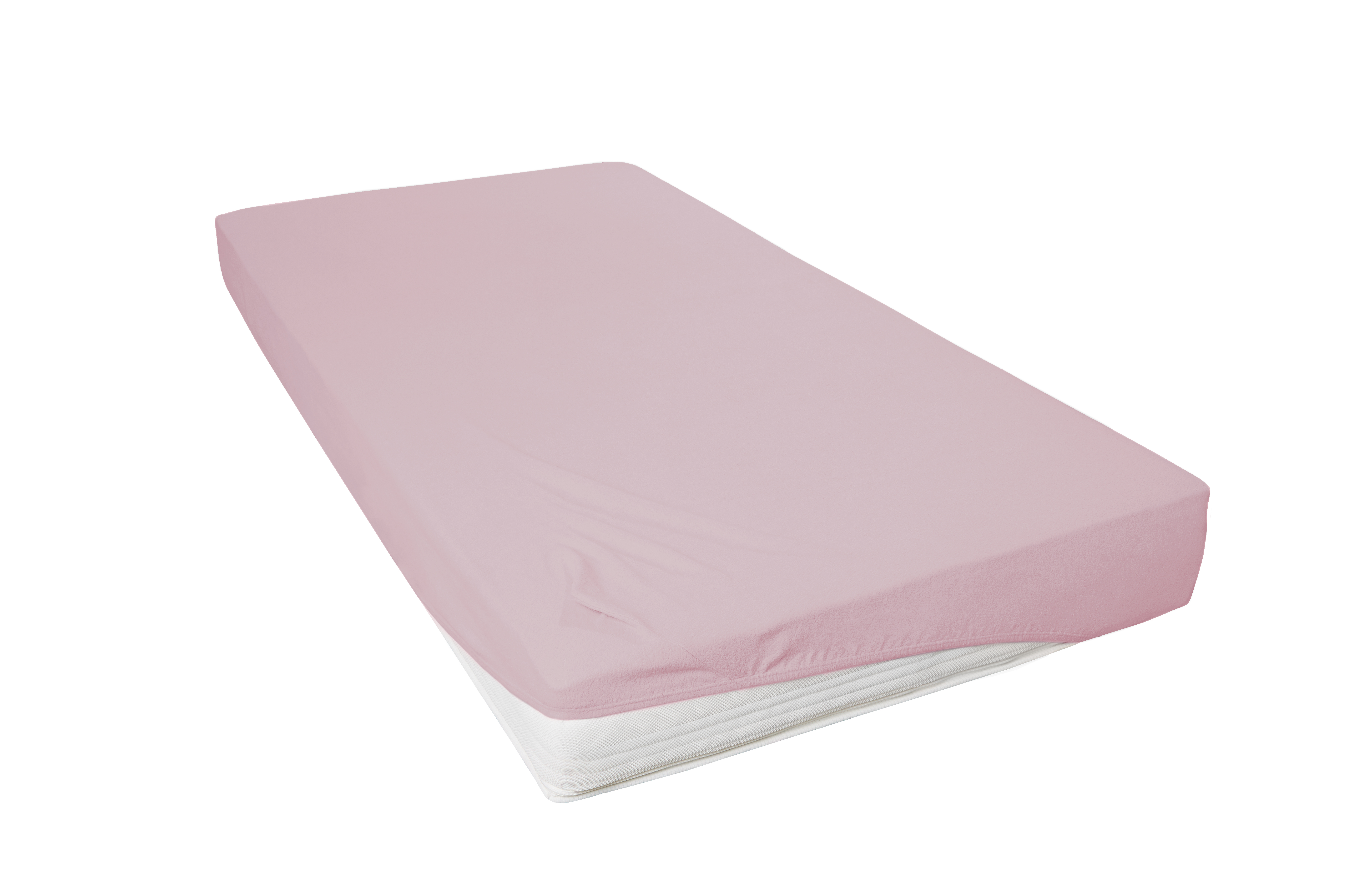 Spannbetttuch Primera Teddy-Flausch - 190x200 cm, mauve