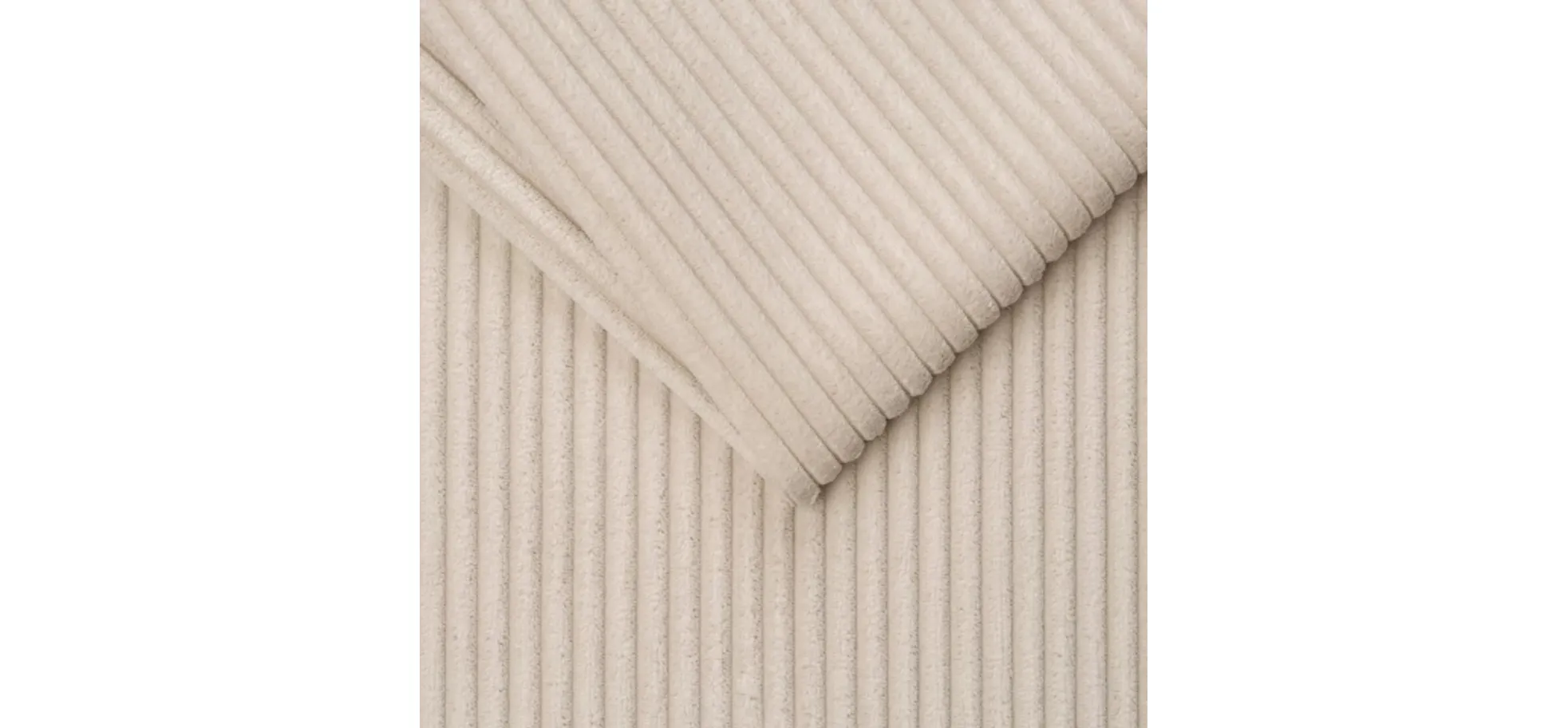 Sofa. Stoff cream, inklusive Kissen - HELWI