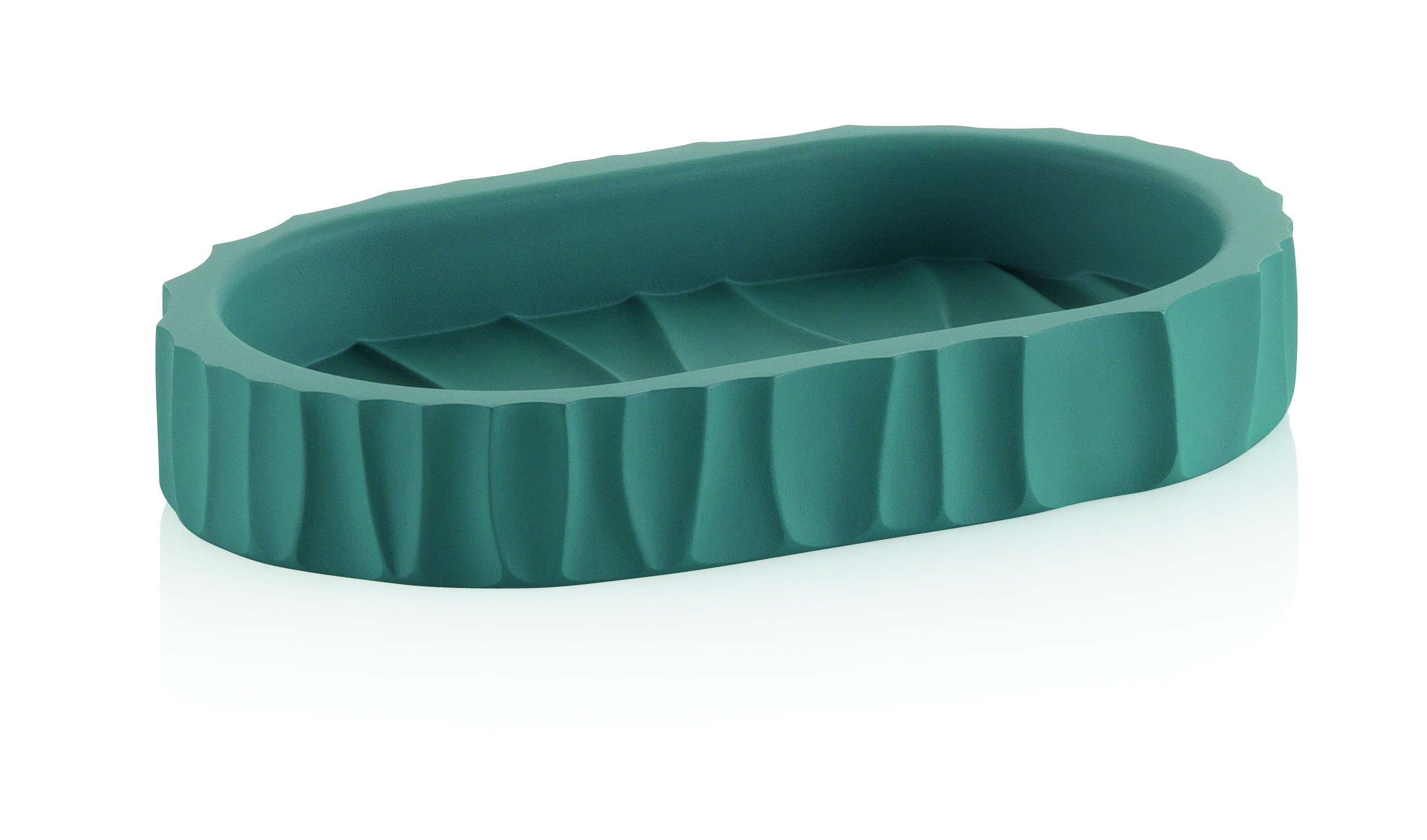 Seifenschale Merida - Polyresin, petrol