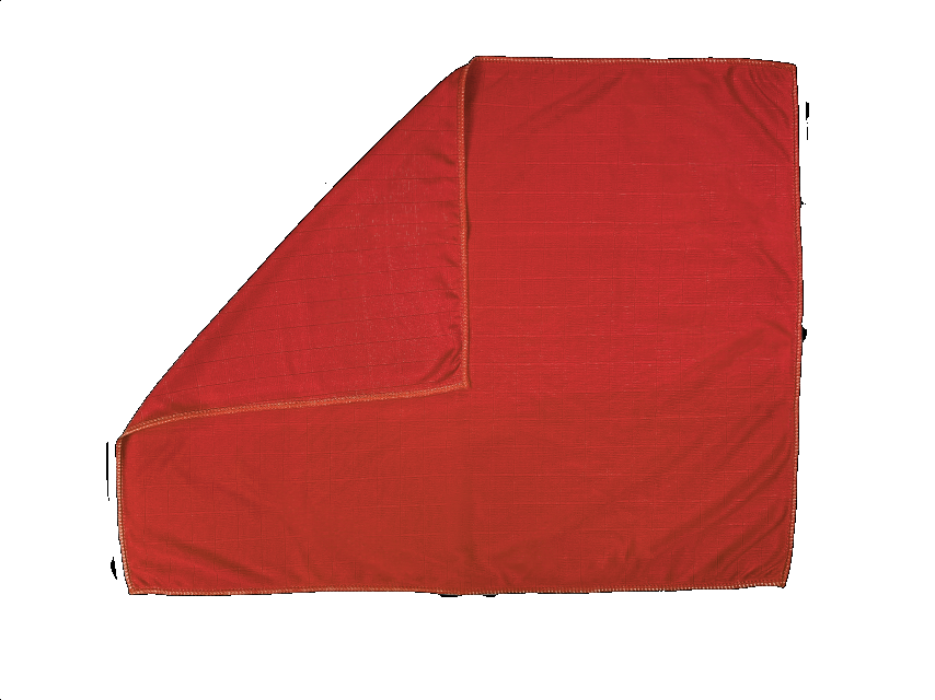 Poliertuch - rot-orange