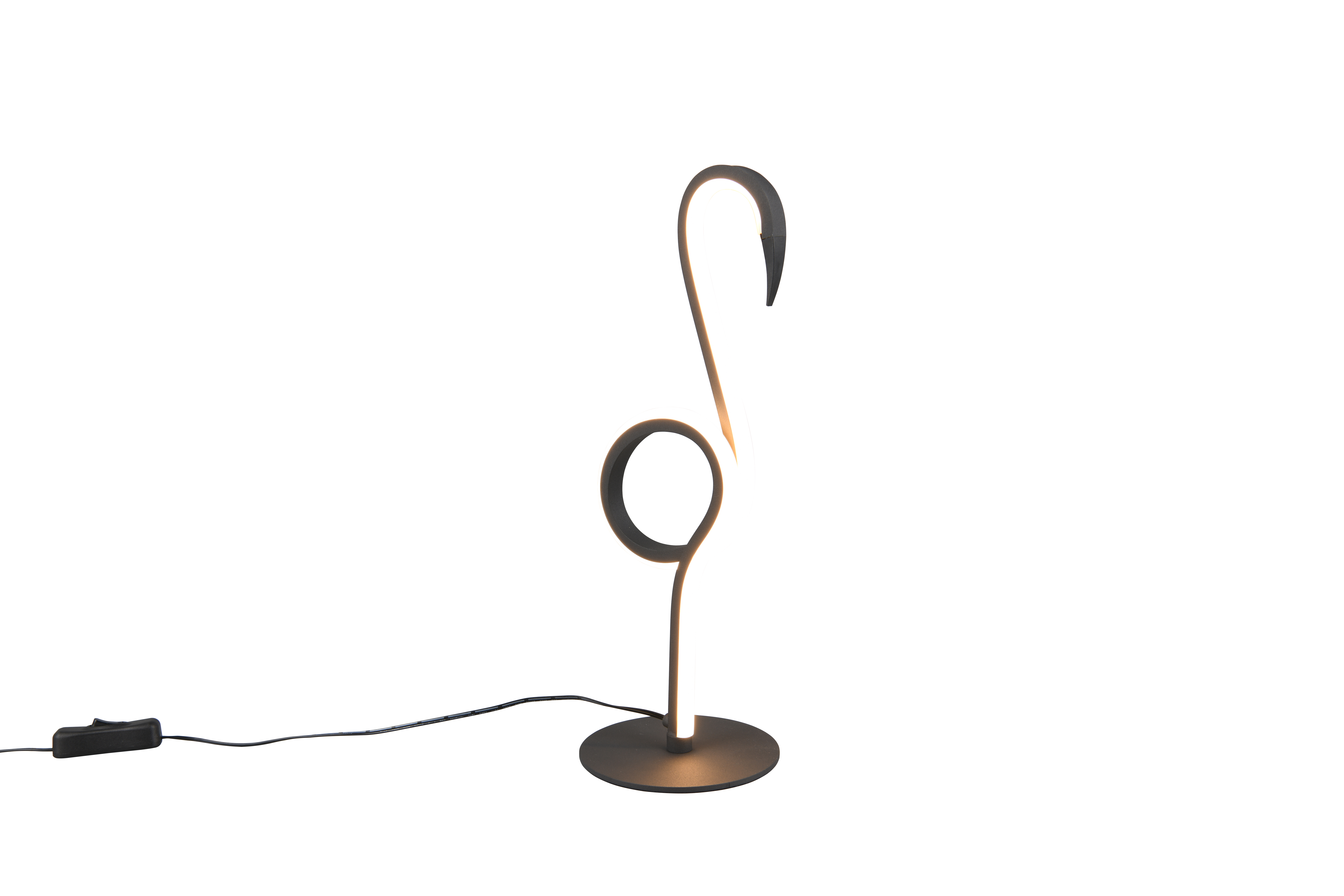 Tischleuchte Ingo - 1flg., Metall/schwarz matt, ca.14,5 x35 x12cm