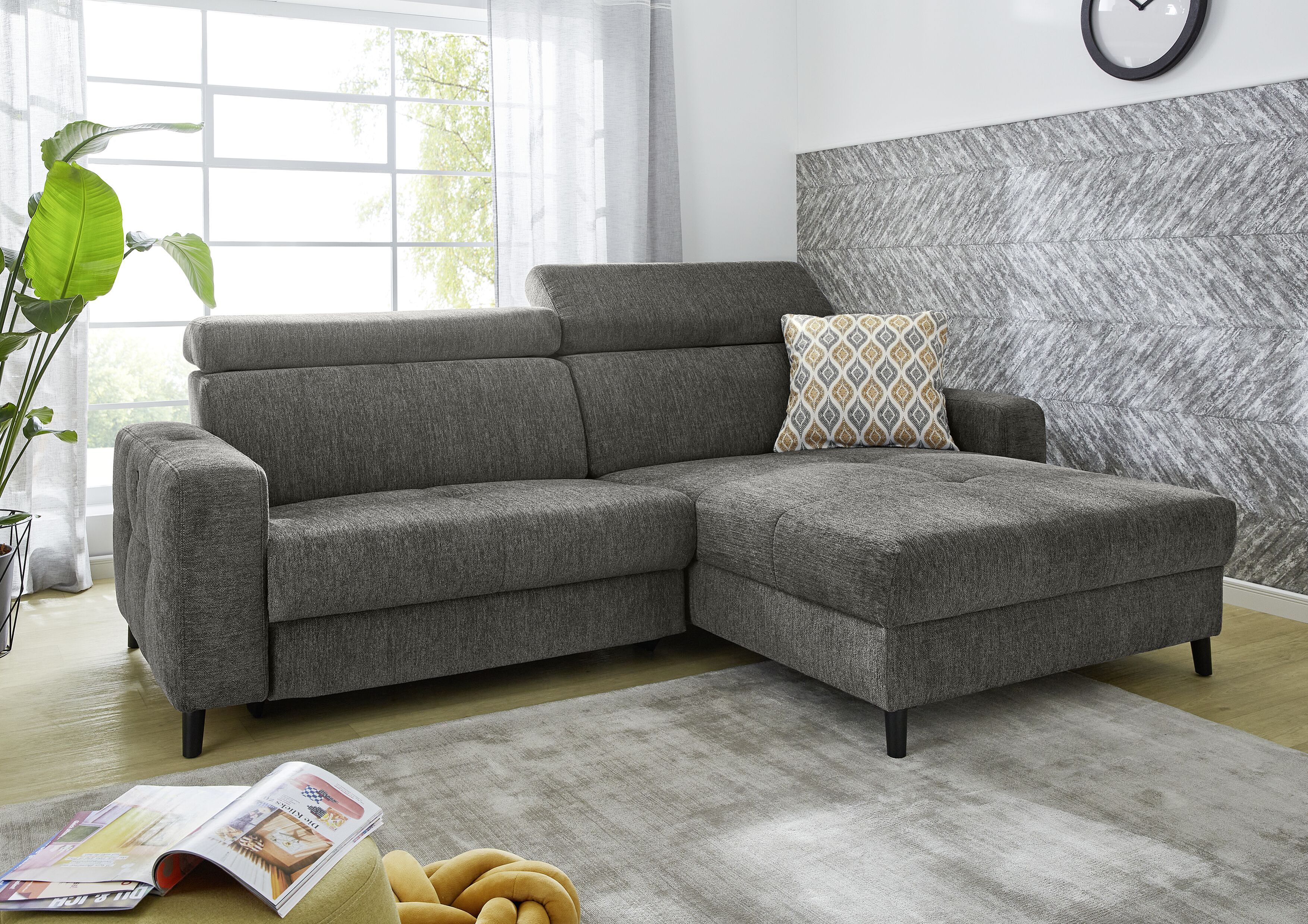 Wohnlandschaft, dunkelgrau - MyStyle 2166