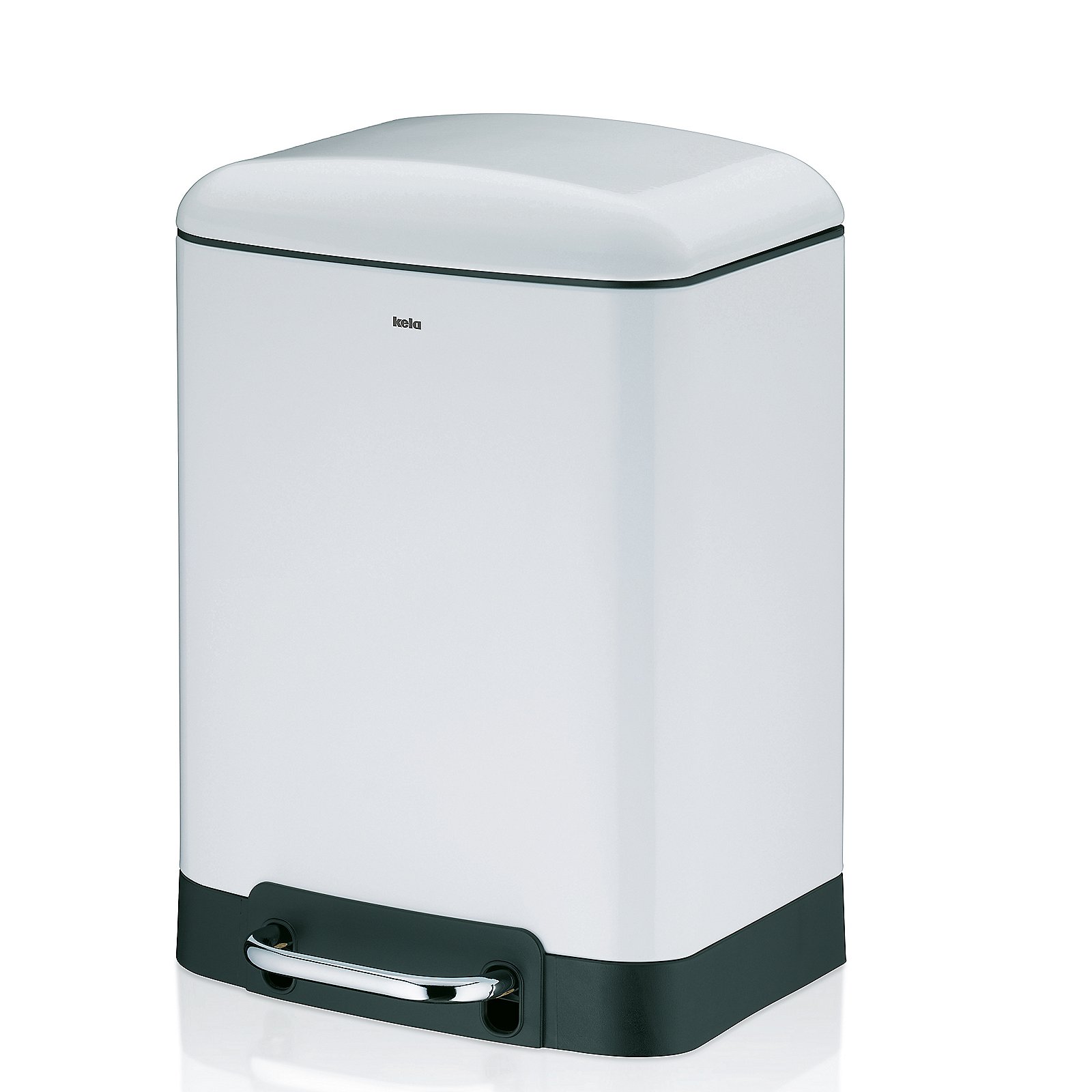 Kosmetikeimer Davino 20,5x32,5x22,5 cm - Metall weiß