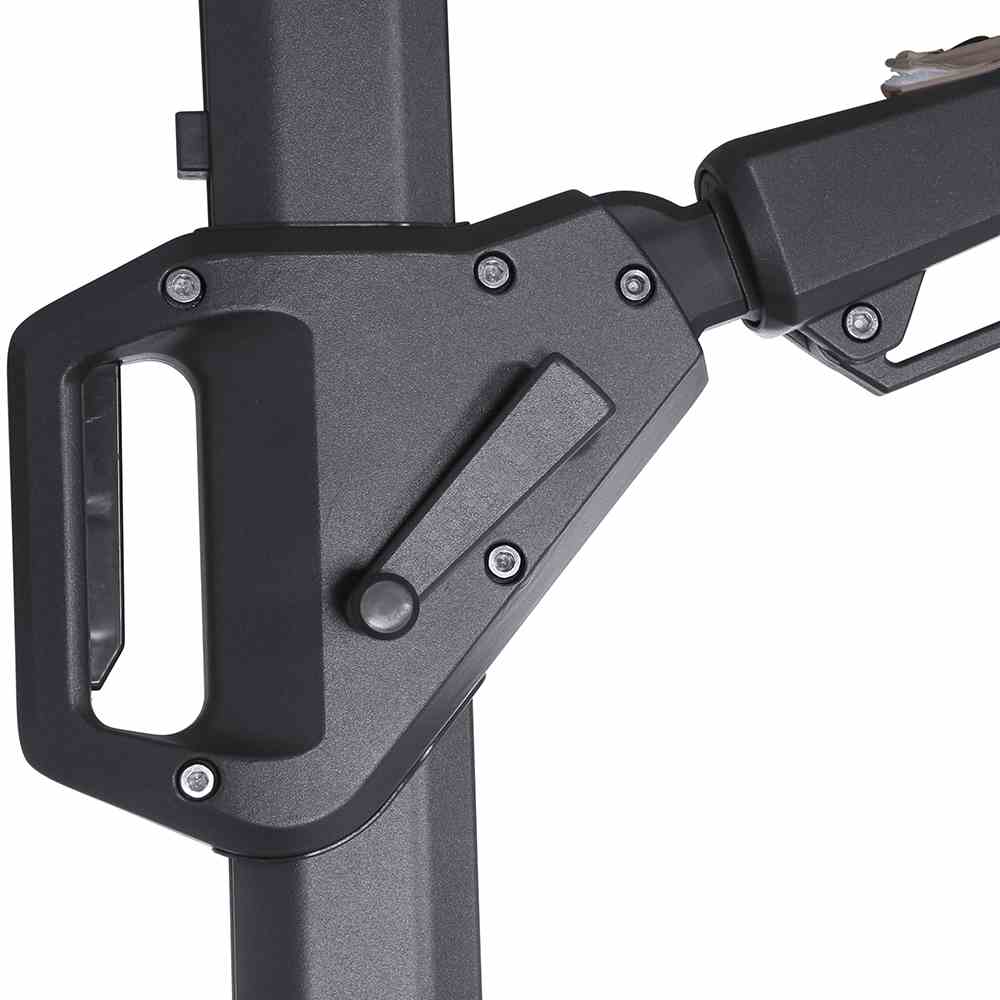 Ampelschirm, Bezug taupe - Sunset