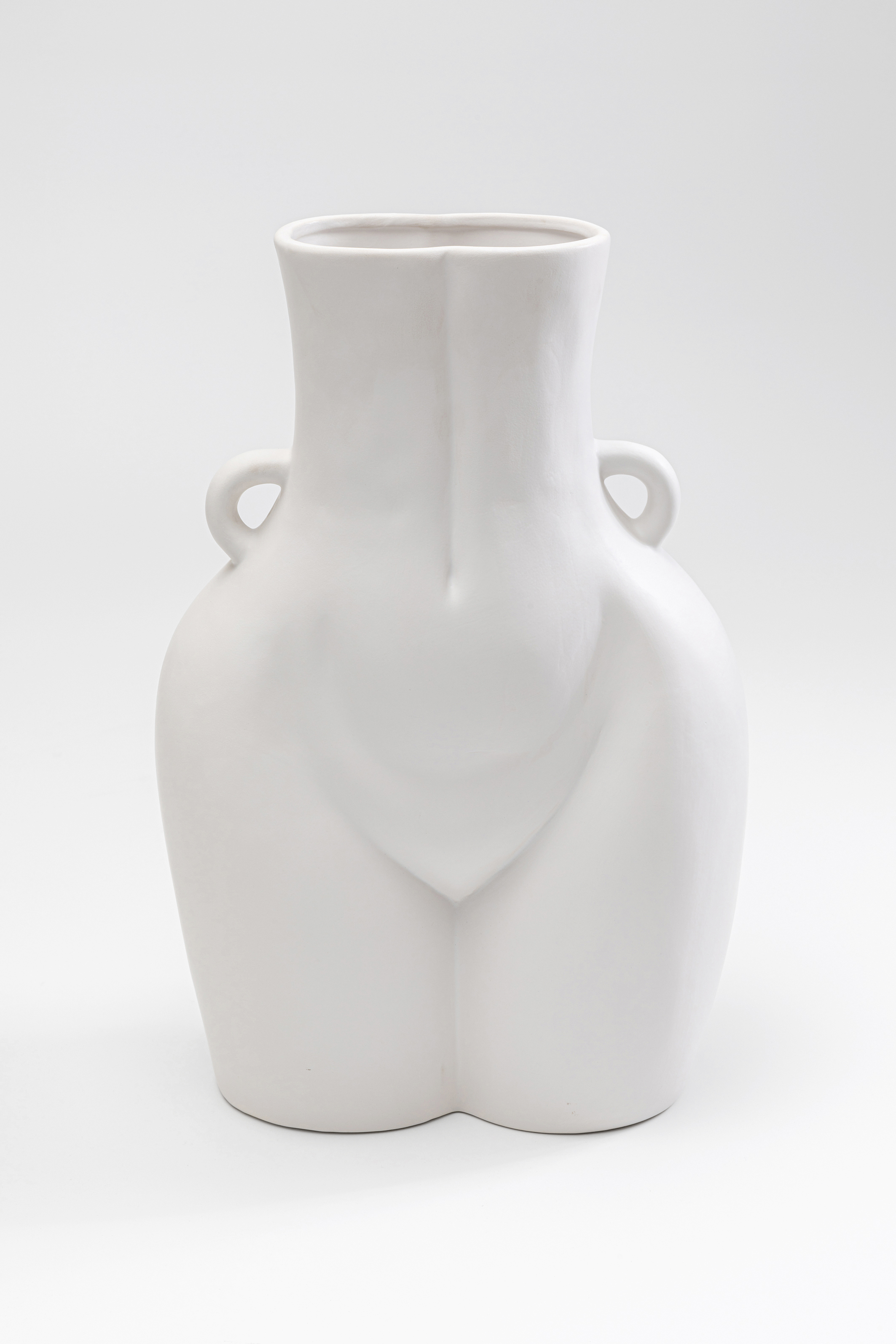 Vase Donna, weiß, Keramik Dolomit - Accessoires