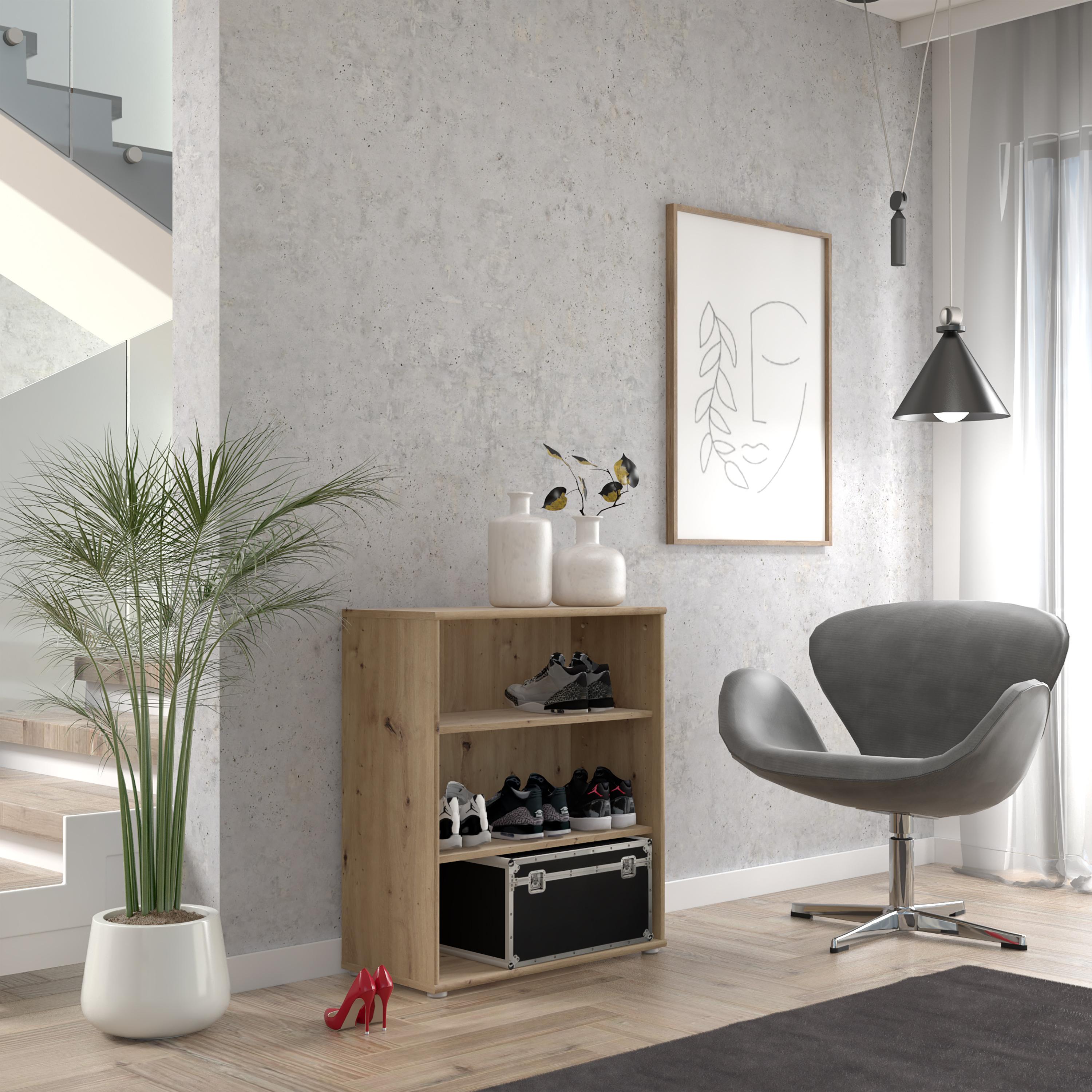 Regal, Artisan Eiche - Faik