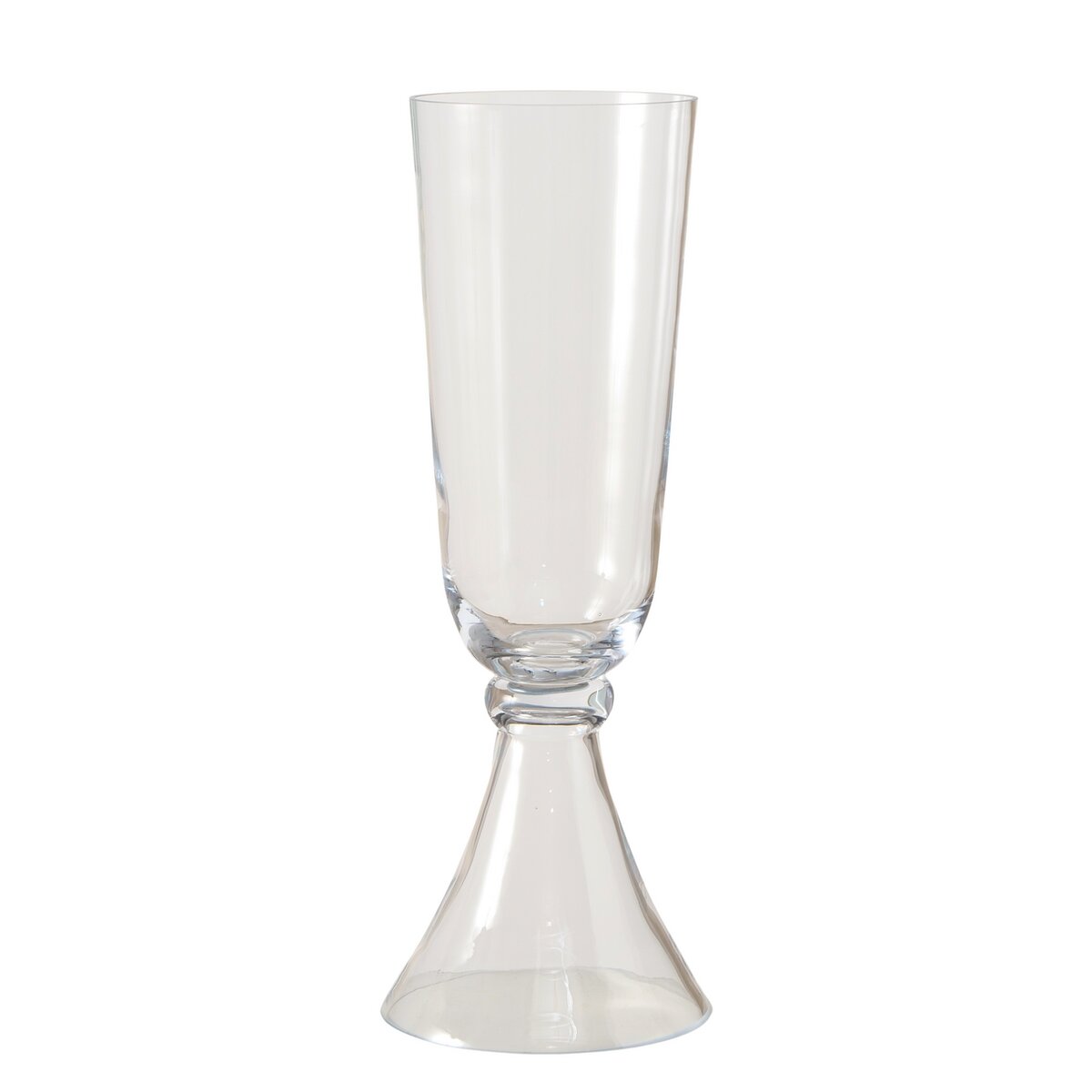 Vase Leandra - H 59,00 cm, Klarglas