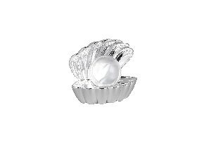 Tischleuchte Shelly - Kunststoff, chrom, 17,5x12,5x14,5cm