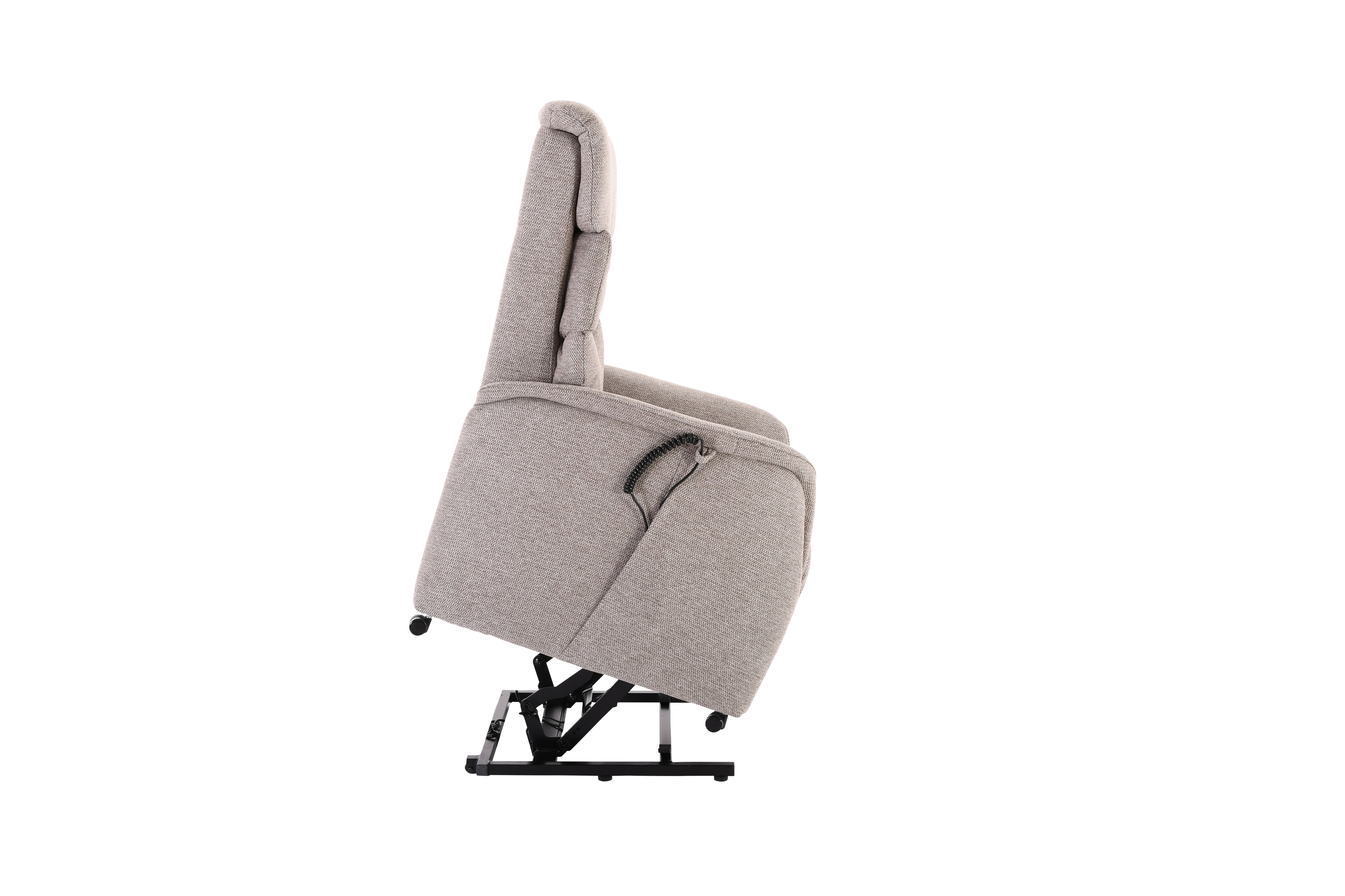 Fernsehsessel, Stoff braun/beige - Marlo