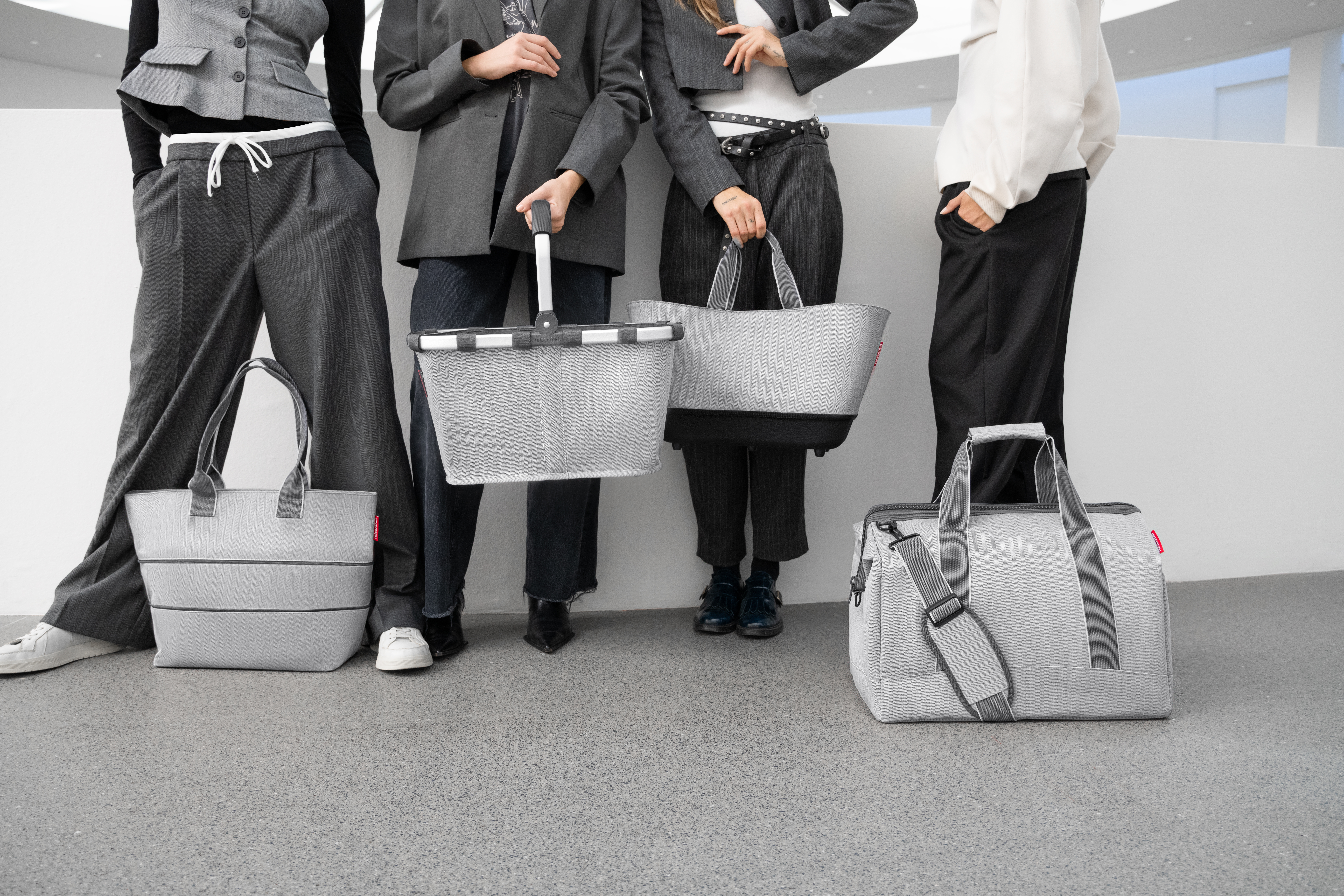 reisenthel, Einkaufskorb carrybag - herringbone grey