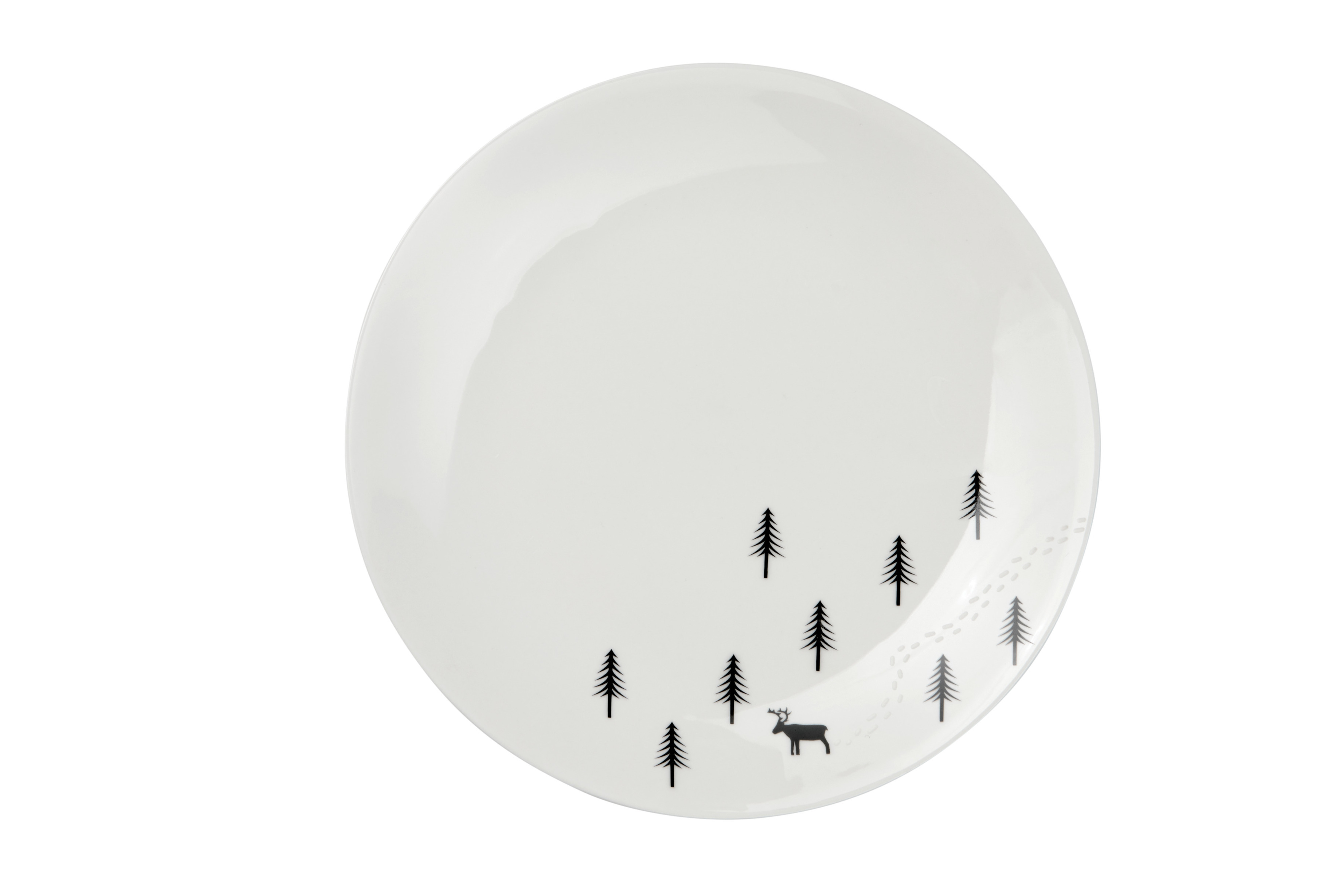 Dessertteller joy snow tracks  - Ø20,5cm, snow tracks
