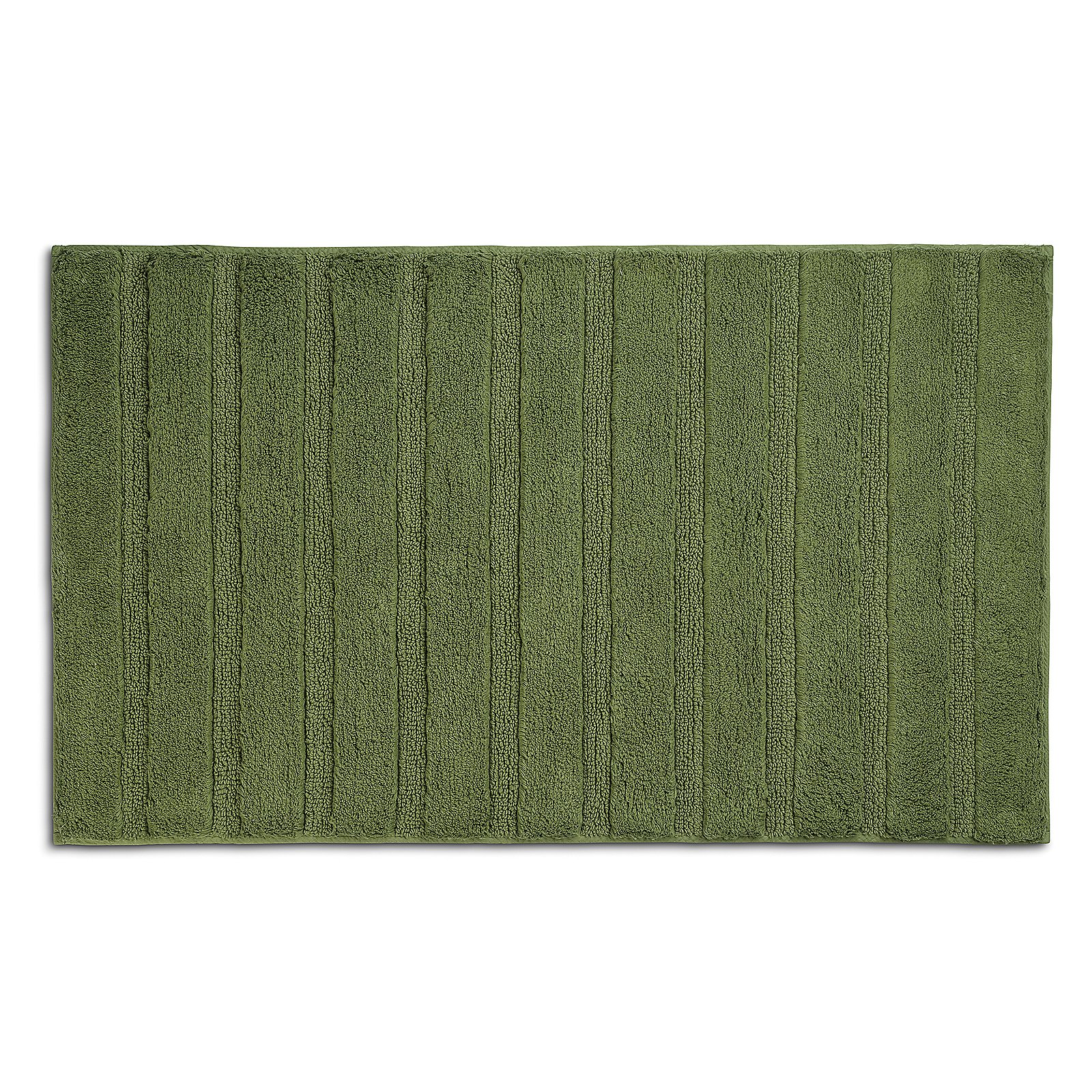 Badematte Megan 70x1,6x120 cm - 100%Baumwolle moosgrün