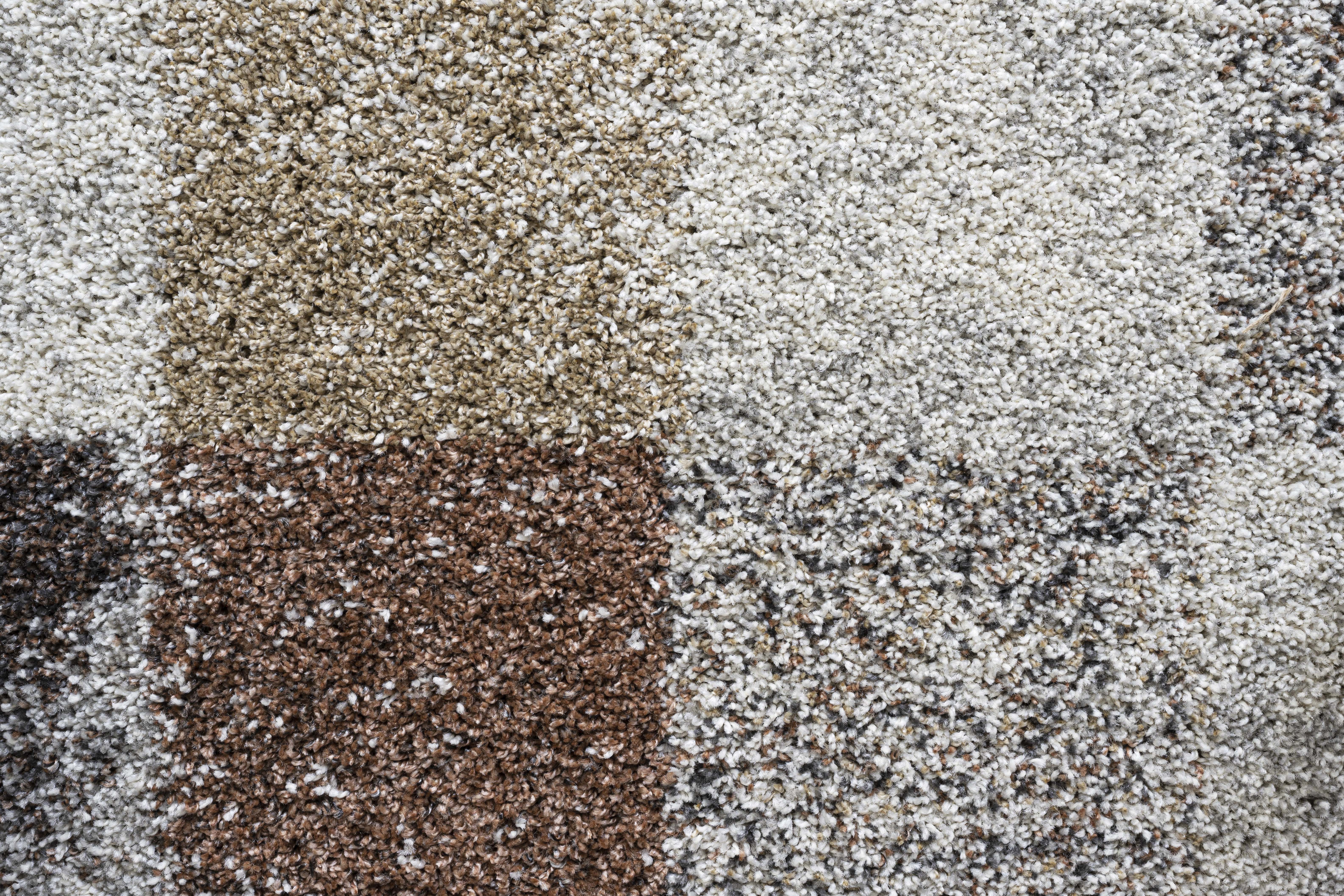 Webteppich, grau-goldfarben-braun, 80x150 cm  - Rehari