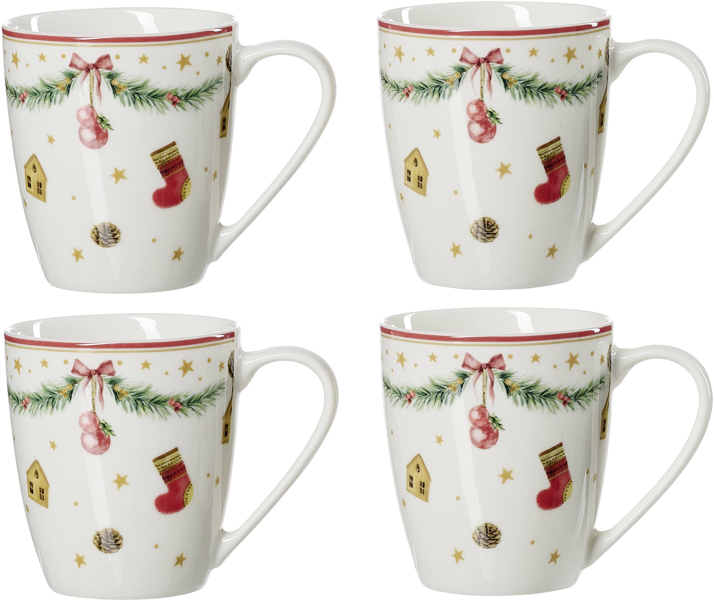 Becherset Holly, 4-Tlg. - 350ml
