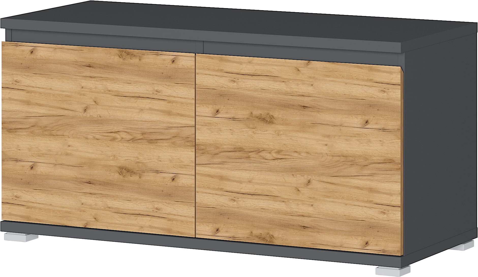 Schuhbank, Front Eiche Nachbildung - GIENGEN