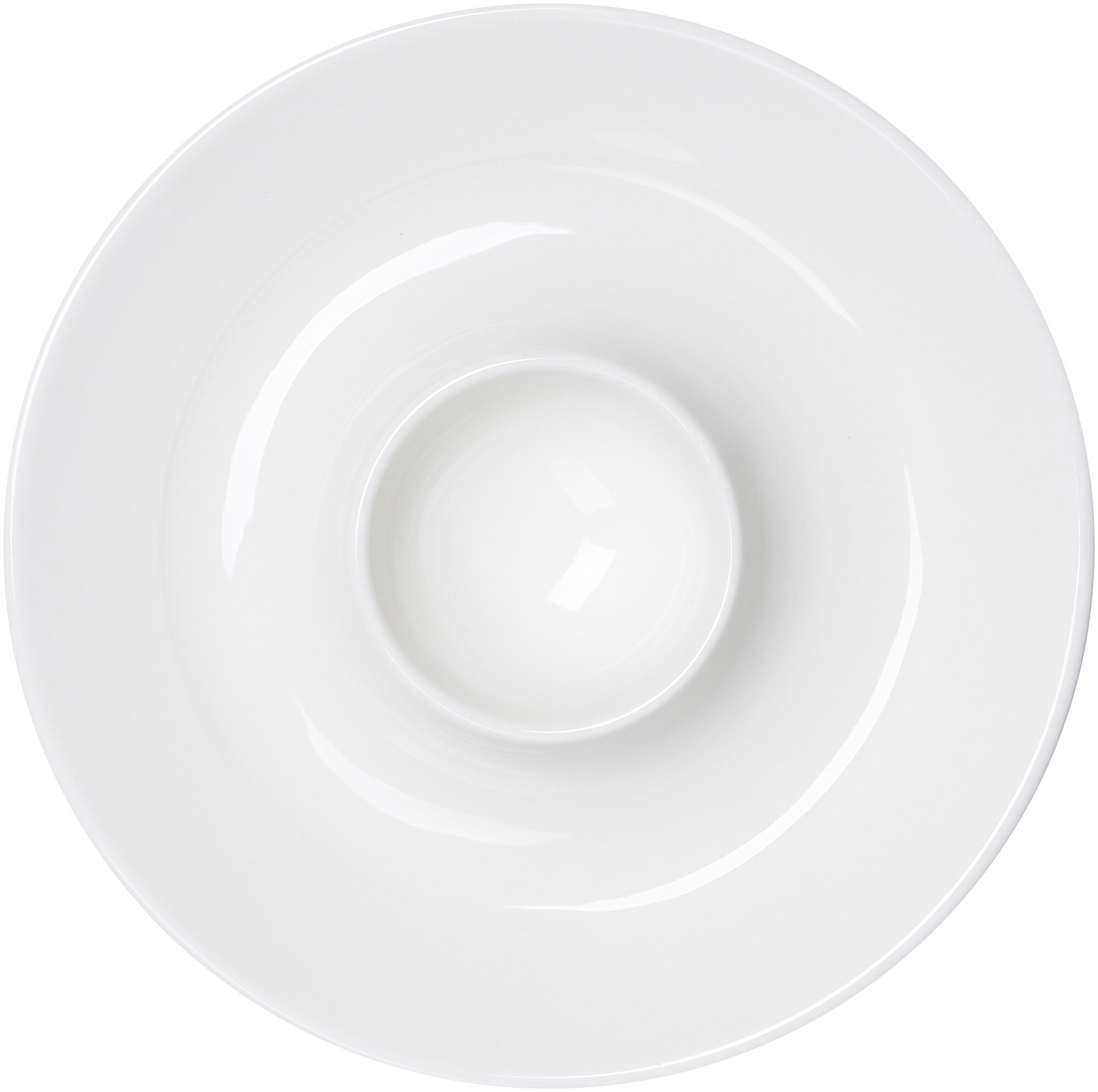 Eierteller Skagen Weiss  12,5 cm - Porzellan, spülmaschinenfest, rund, weiß