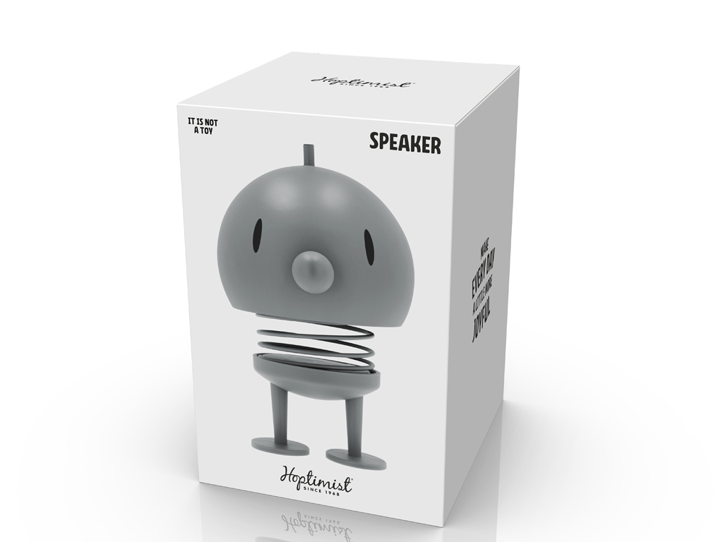Hoptimist Speaker Soft Bumble L Soft Grey - 