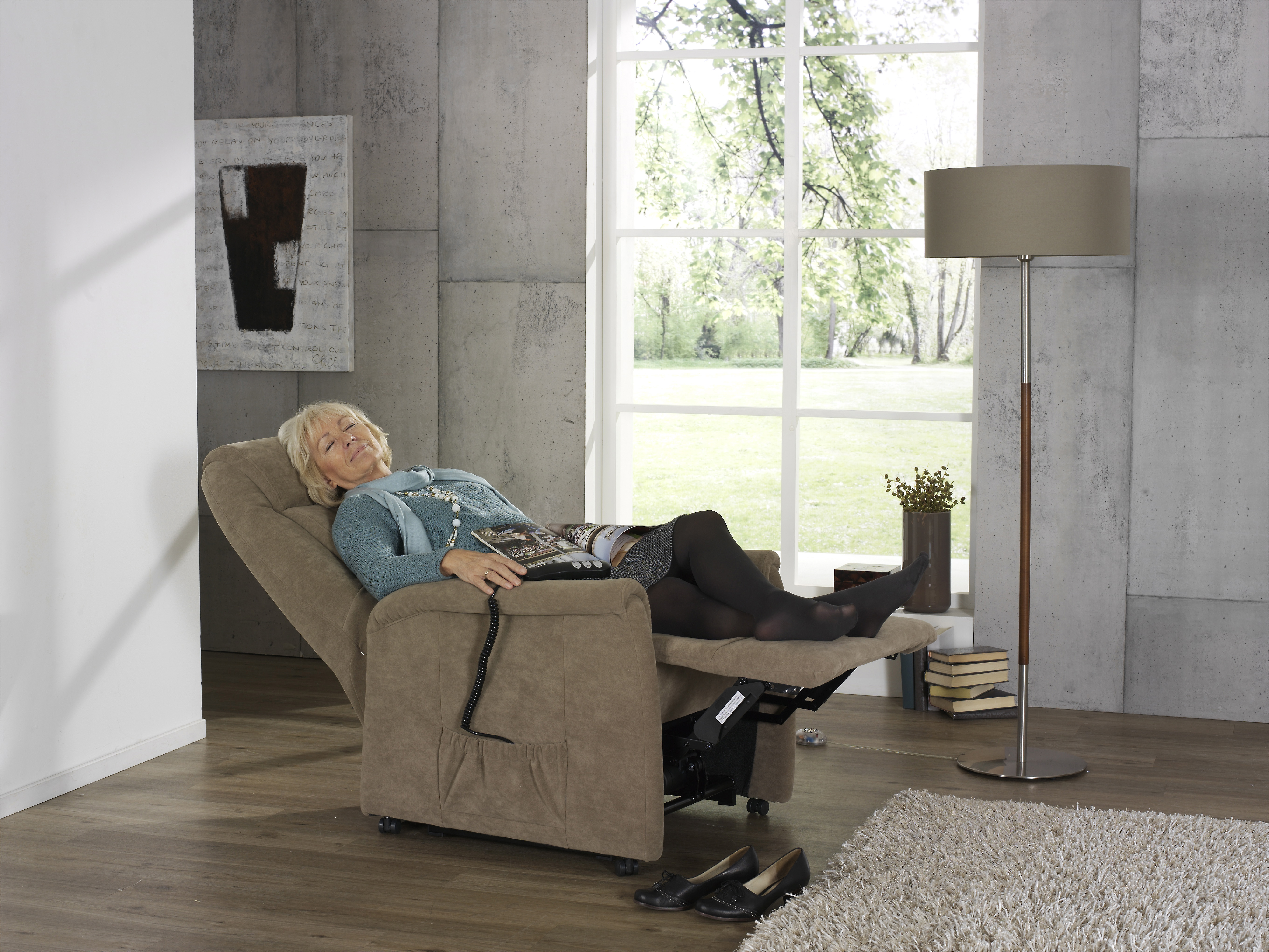 Fernsehsessel, schlamm - EM MAINZ