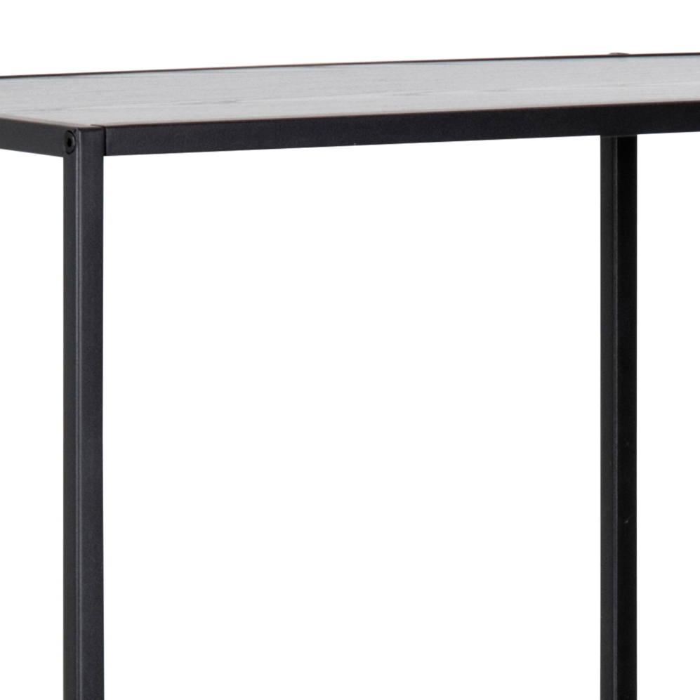 Bücherregal, Melamin Esche schwarz - Auroa