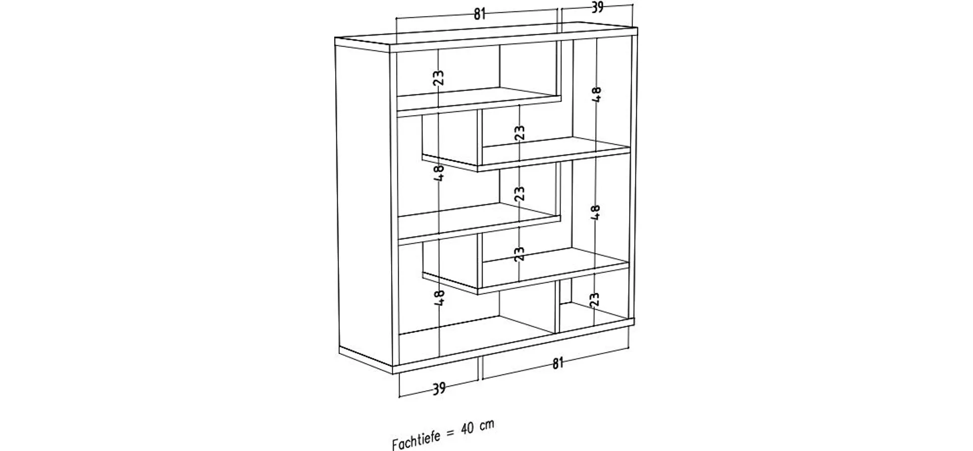 Raumteiler, Kaschmir matt Lack Nachbildung - Mirando
