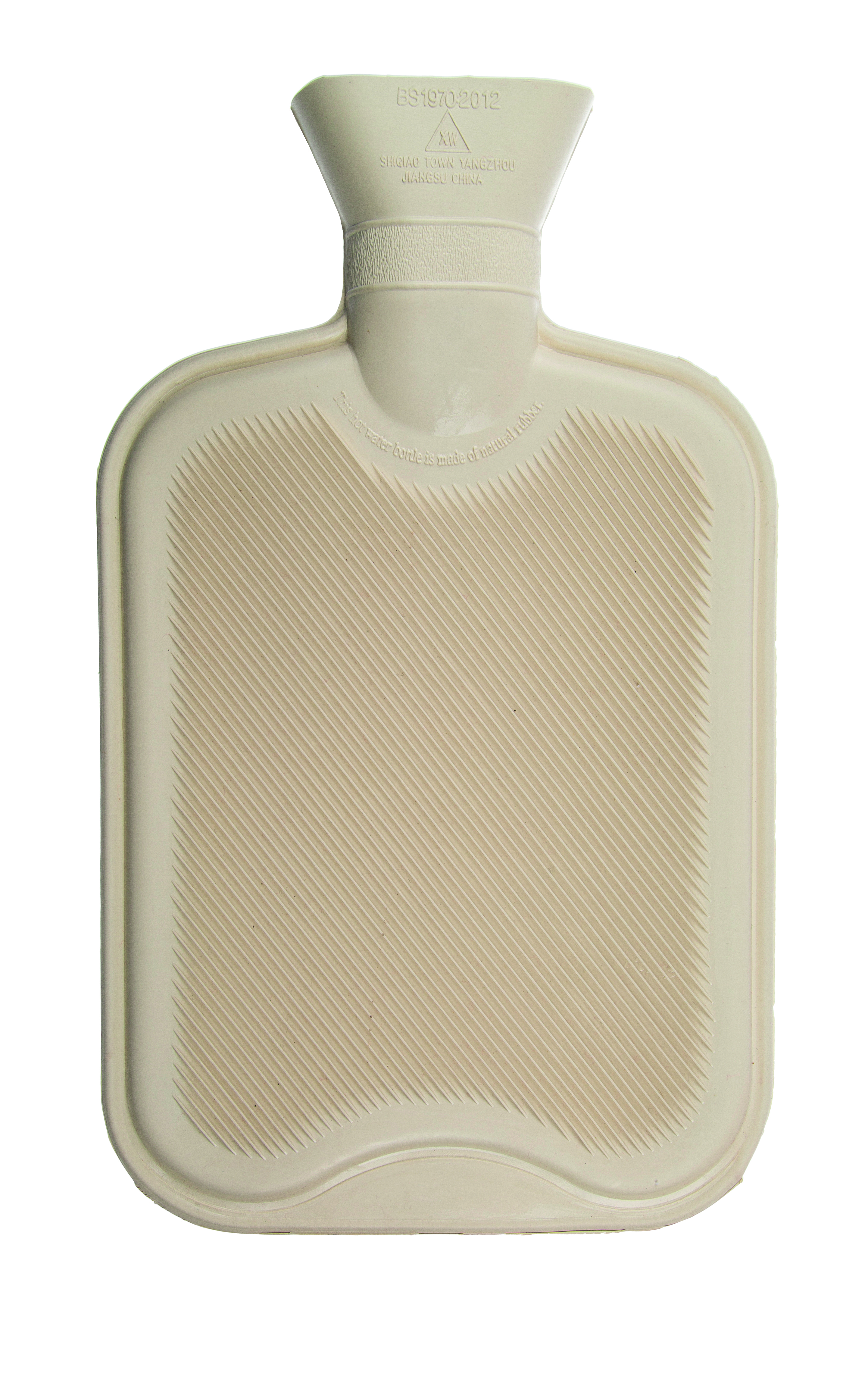 Wärmflasche Lieblingsmensch - 2 L, mit  Polyesterbezug, Grau, 18x34x3cm