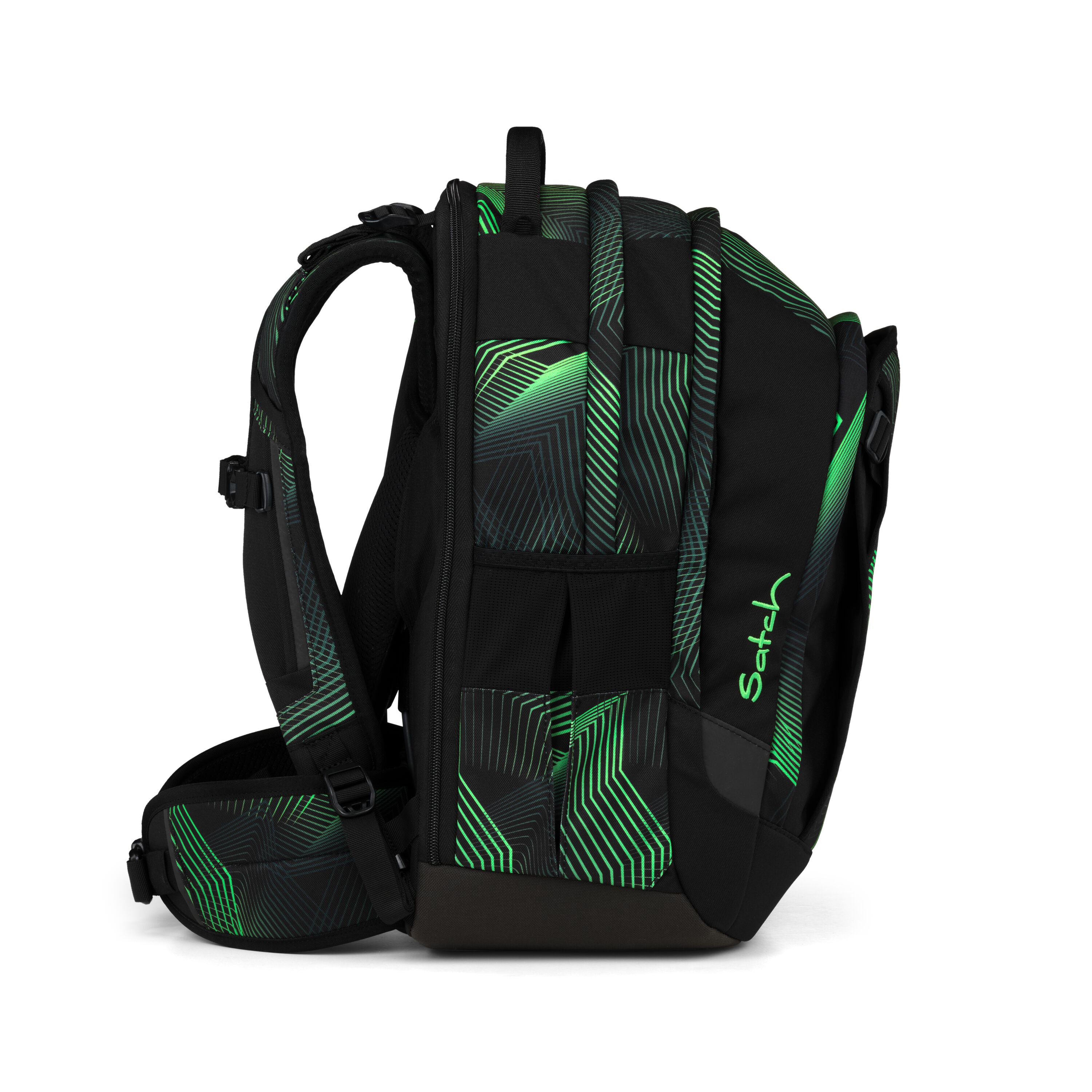 Satch Schulrucksack Seismic Green - Match Plus