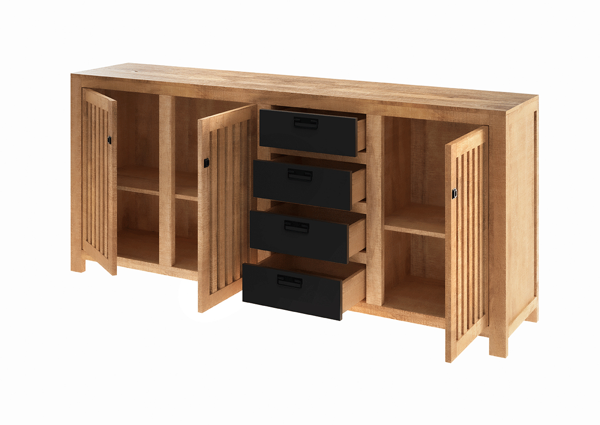 Sideboard, Mangoholz, ca.192cm breit - MyStyle 1010