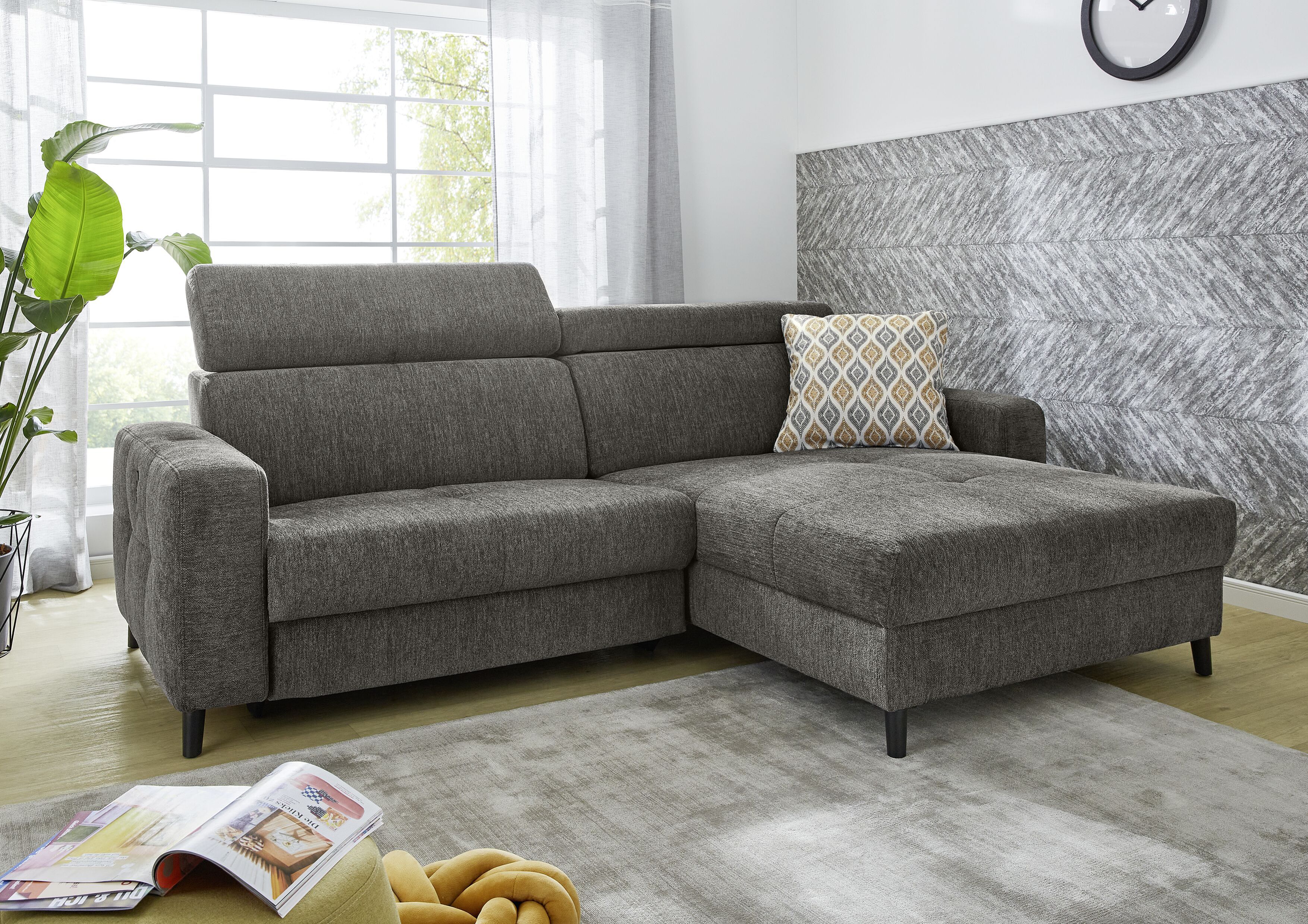 Wohnlandschaft, dunkelgrau - MyStyle 2166