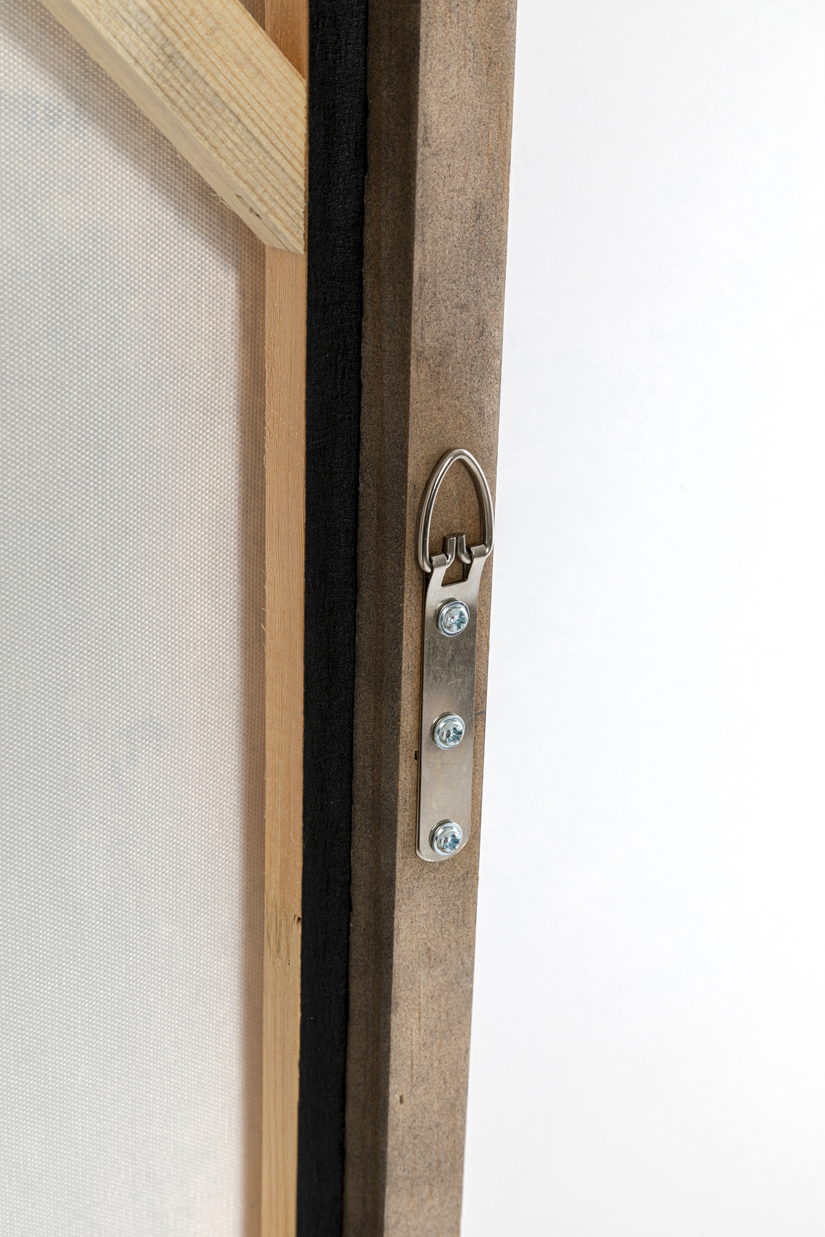 Gerahmtes Bild Dust Grau, Rahmen Massivholz - Bilder