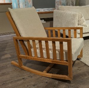 Schaukel-Sessel Panama Rocking, Teakholzgestell - FURNITURE