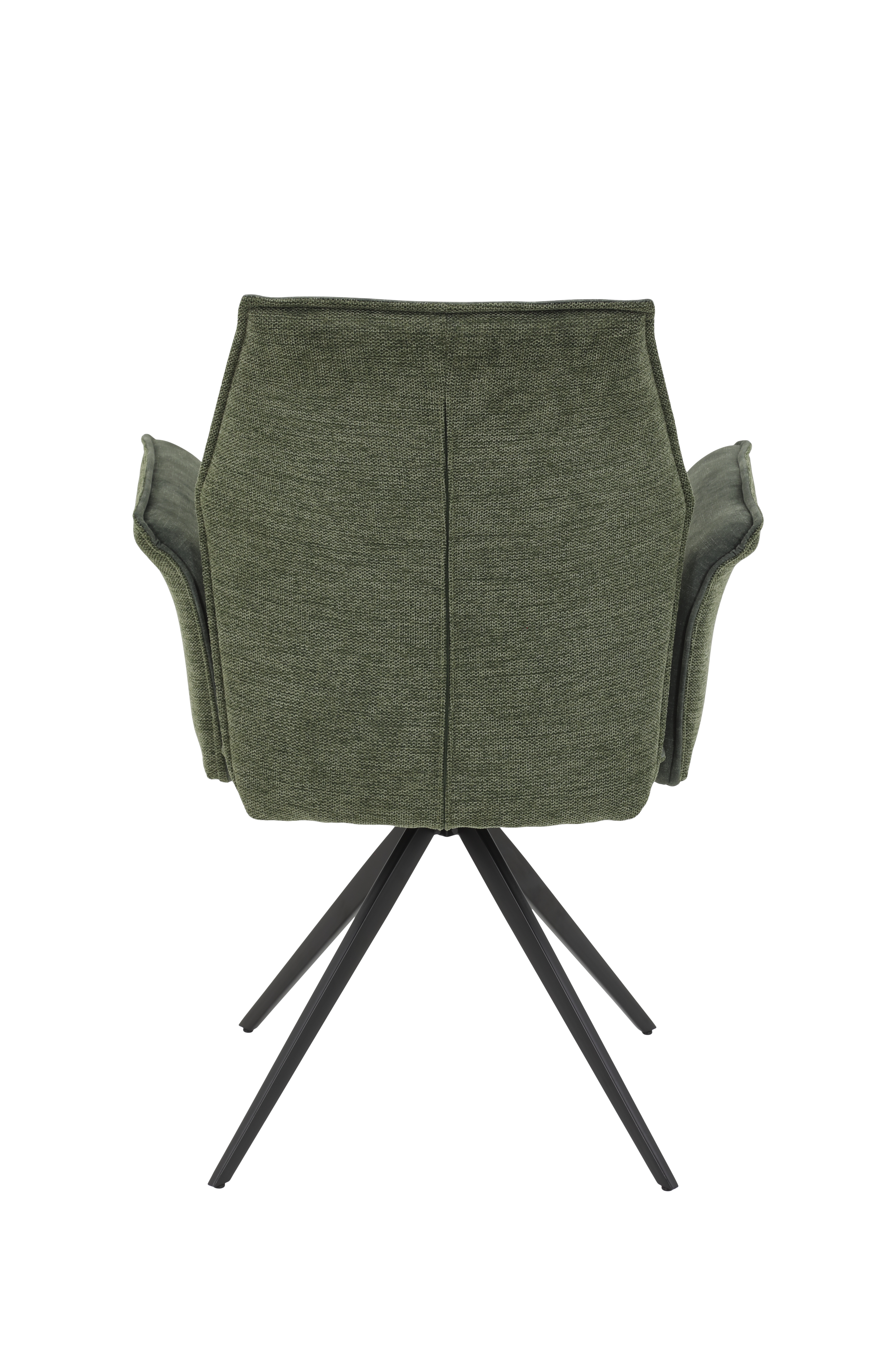 Sessel, Bezug grün, Gestell schwarz - MyTrend358