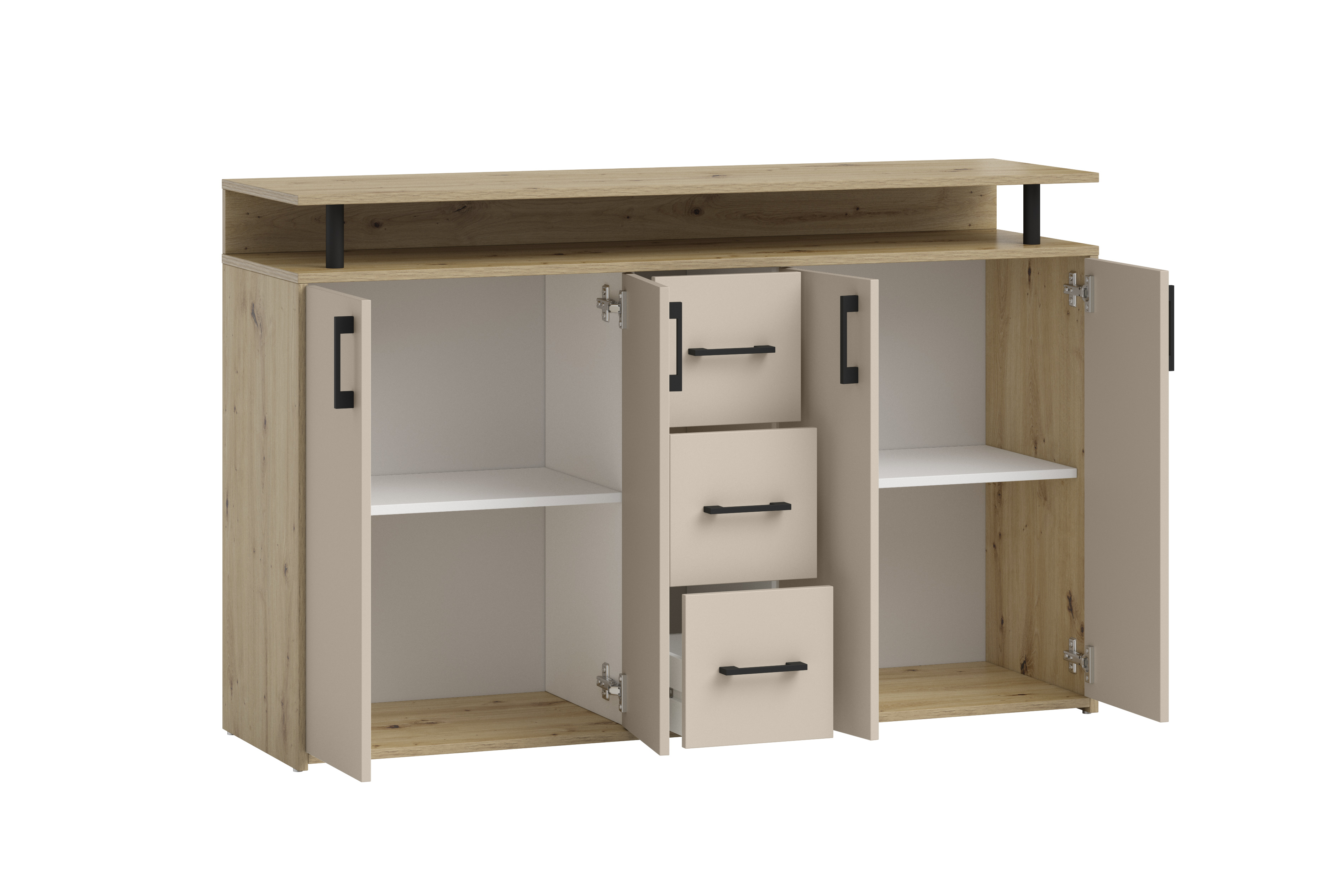 Highboard, Artisan Eiche, kaschmir - MyStyle 1027