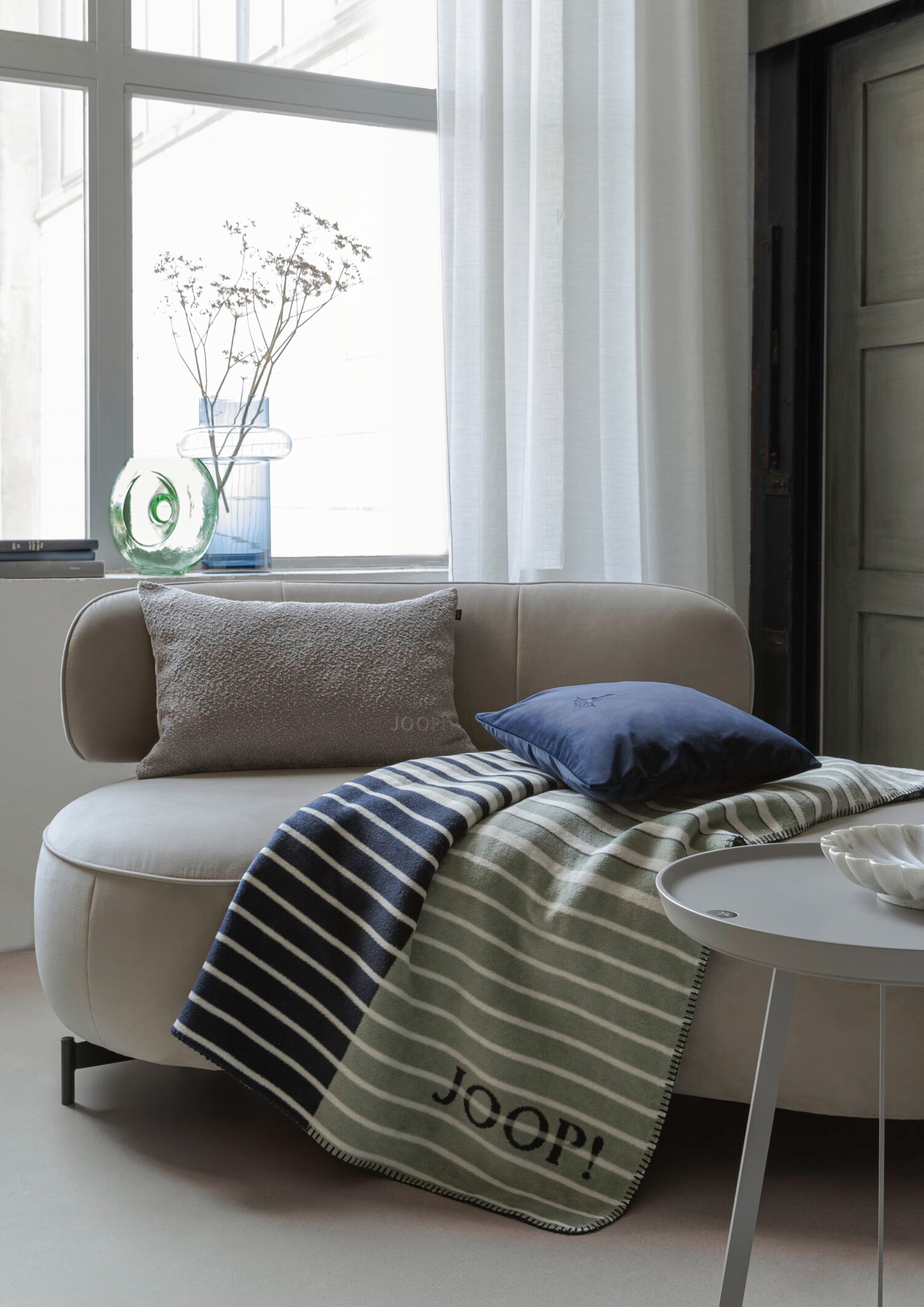 Wohndecke JOOP! DIVIDED Salbei - ca. 150x200 cm